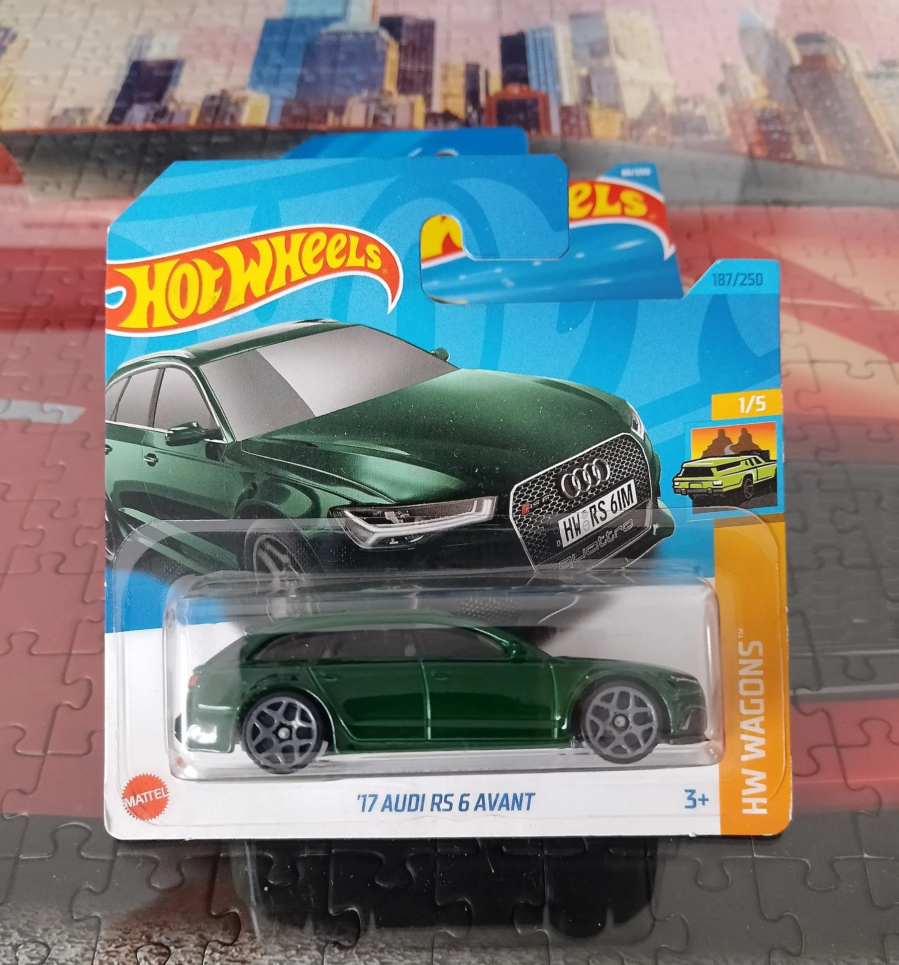 Hot wheels 17 Audi RS 6 Avant - миниатюра 3