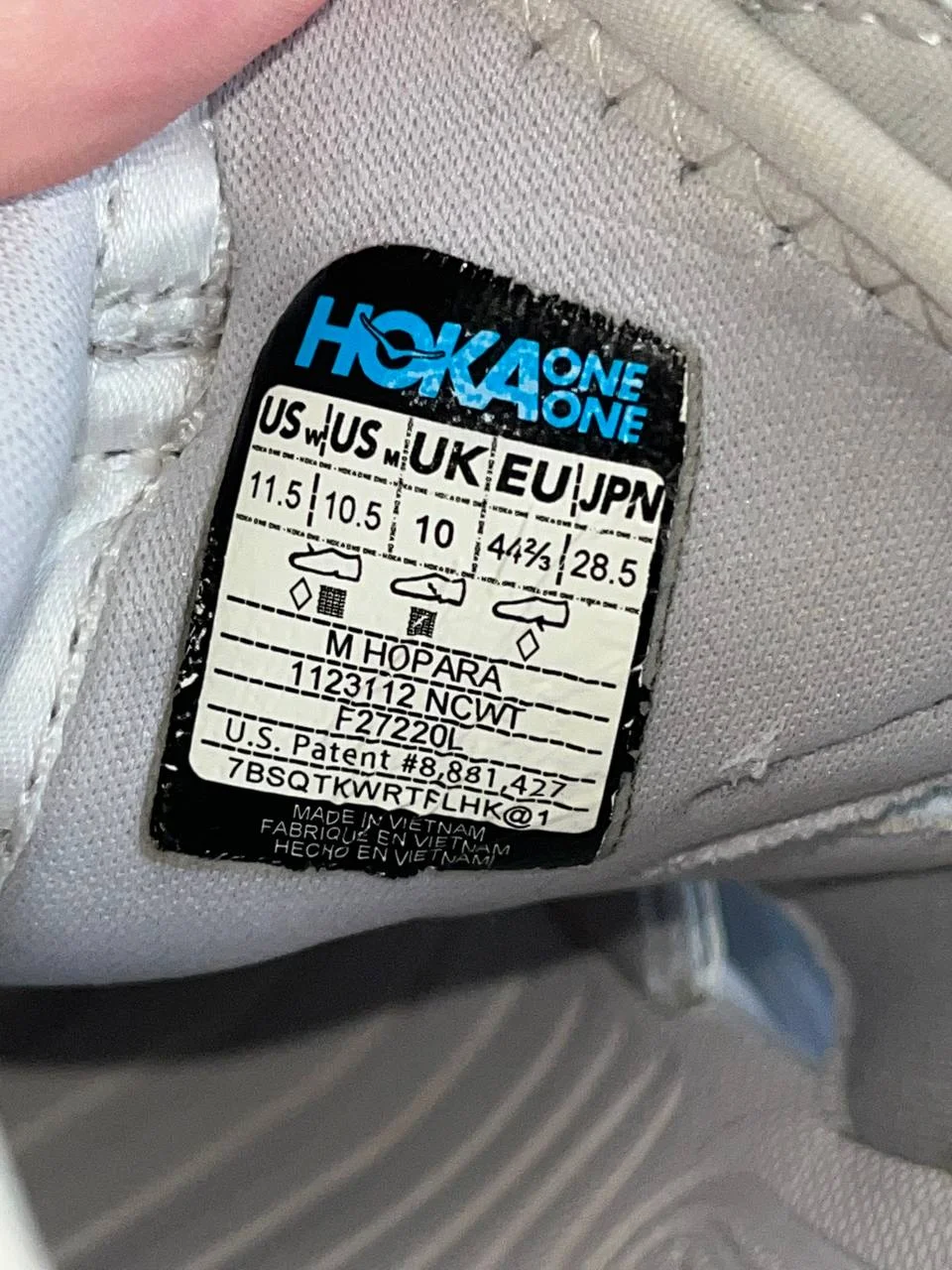 Hoka One One Hopara us 10.5 Original - миниатюра 13
