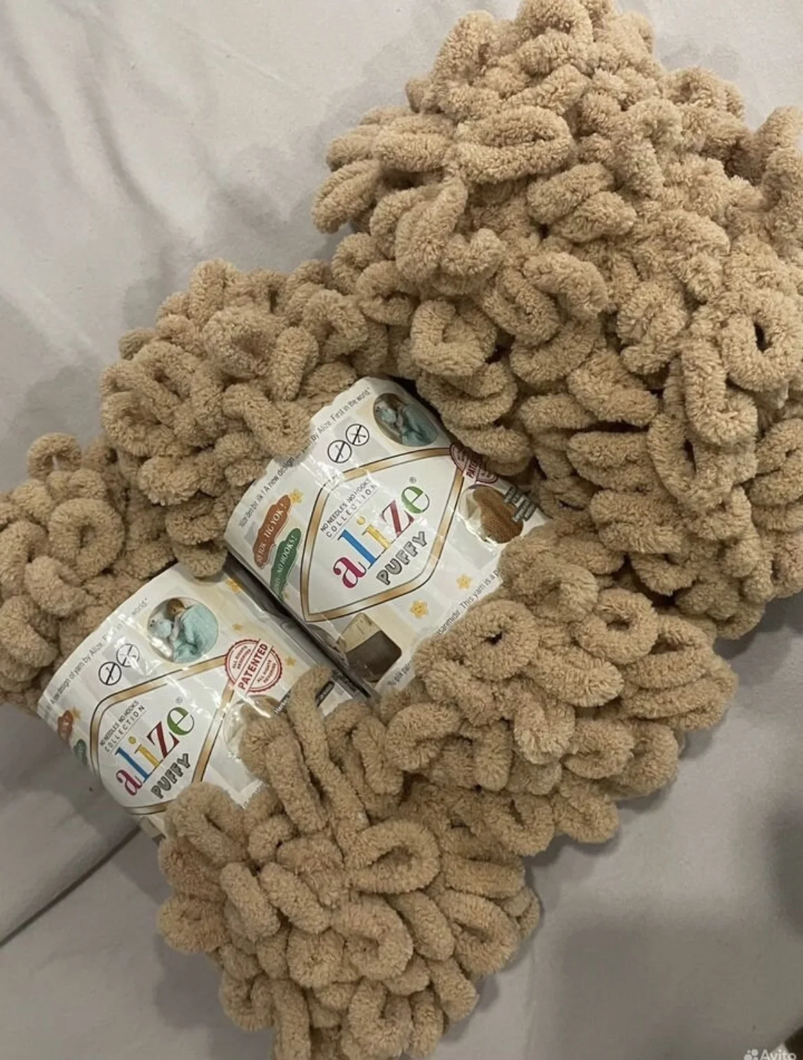 Пряжа Alize Puffy большие петли