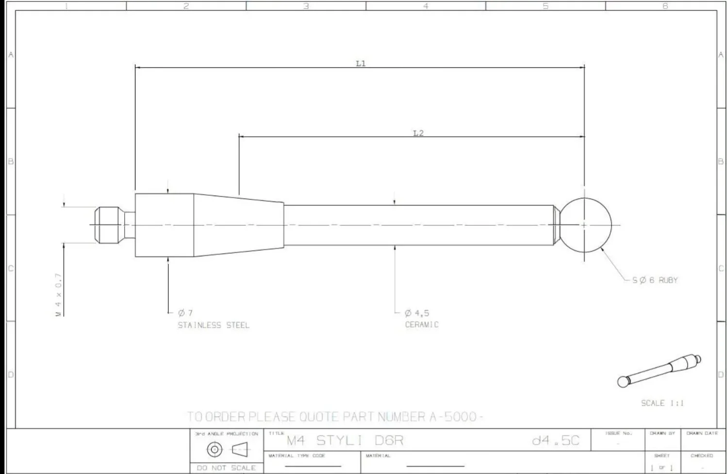 Контакный щуп renishaw - миниатюра 2