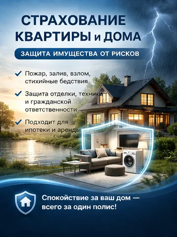 Страхование квартиры и дома - изображение 1