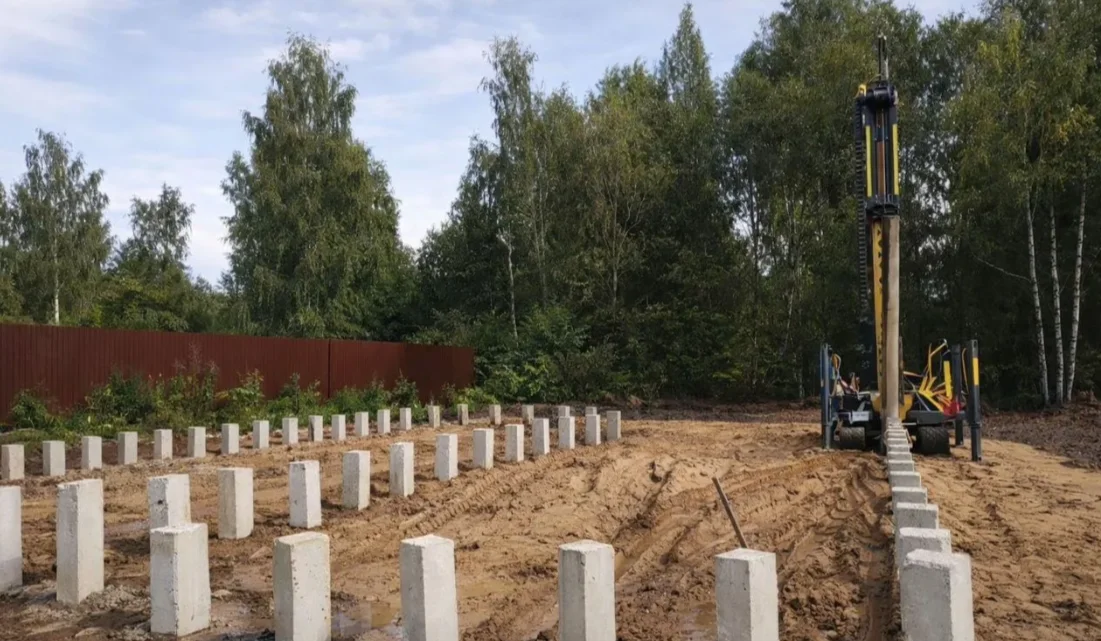 Установка жб свай под ключ за 1 день. Гарантия - миниатюра 3