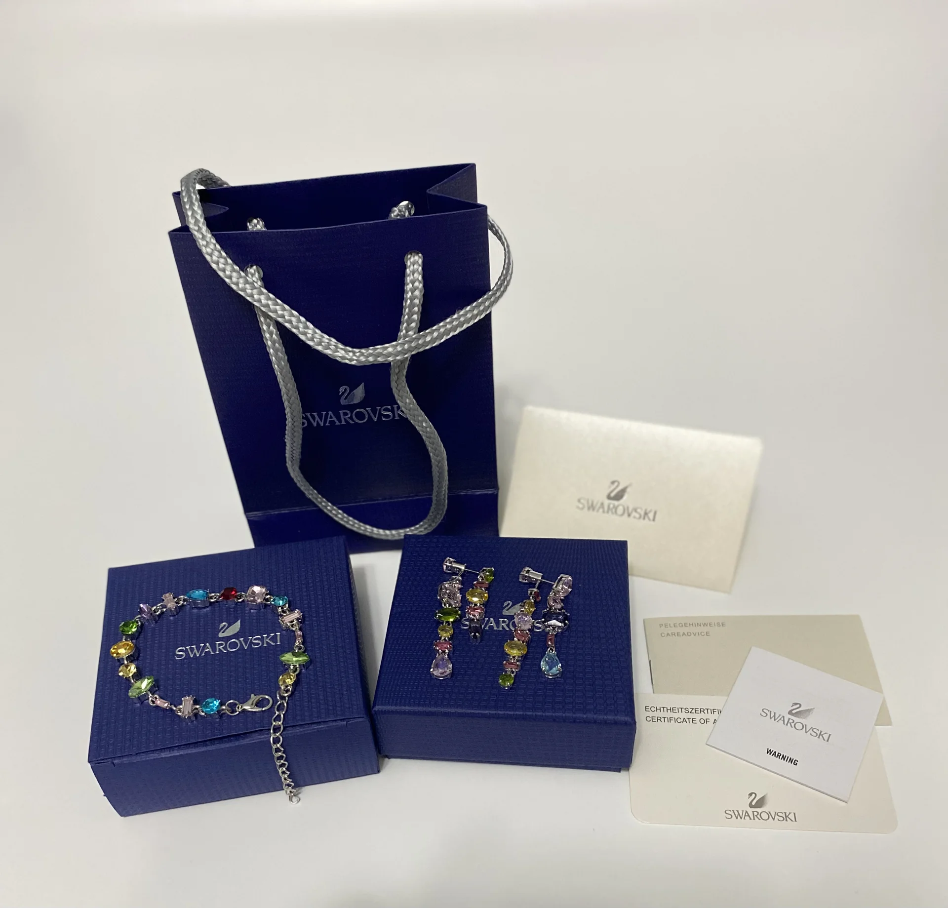 Серьги браслет Swarovski новые - миниатюра 2