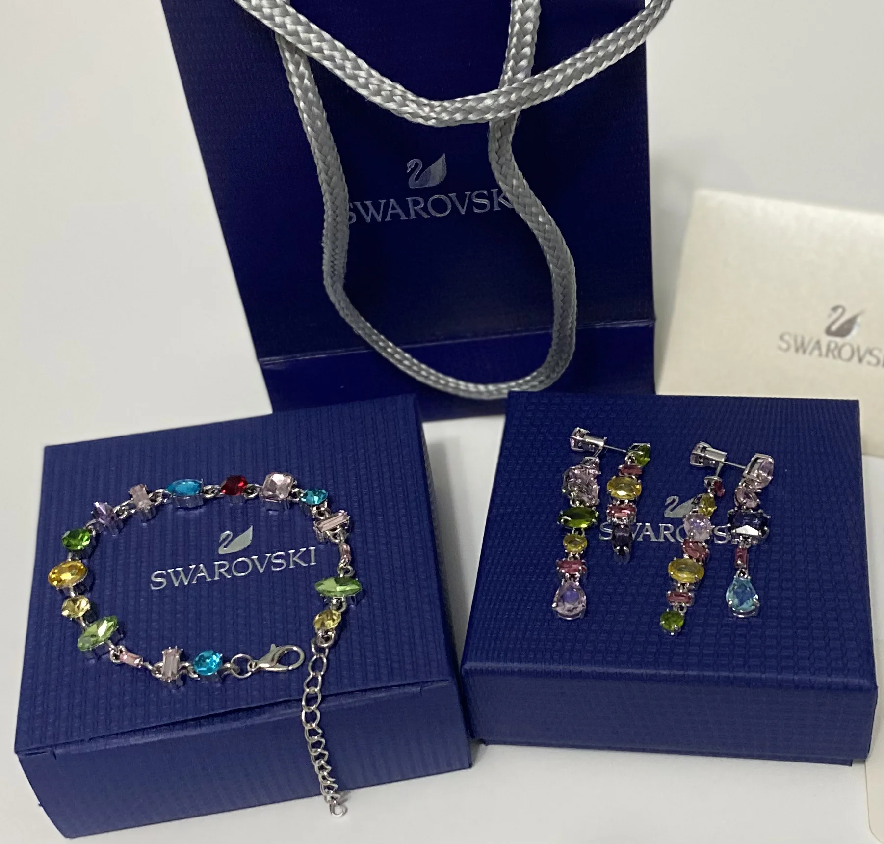 Серьги браслет Swarovski новые - миниатюра 3