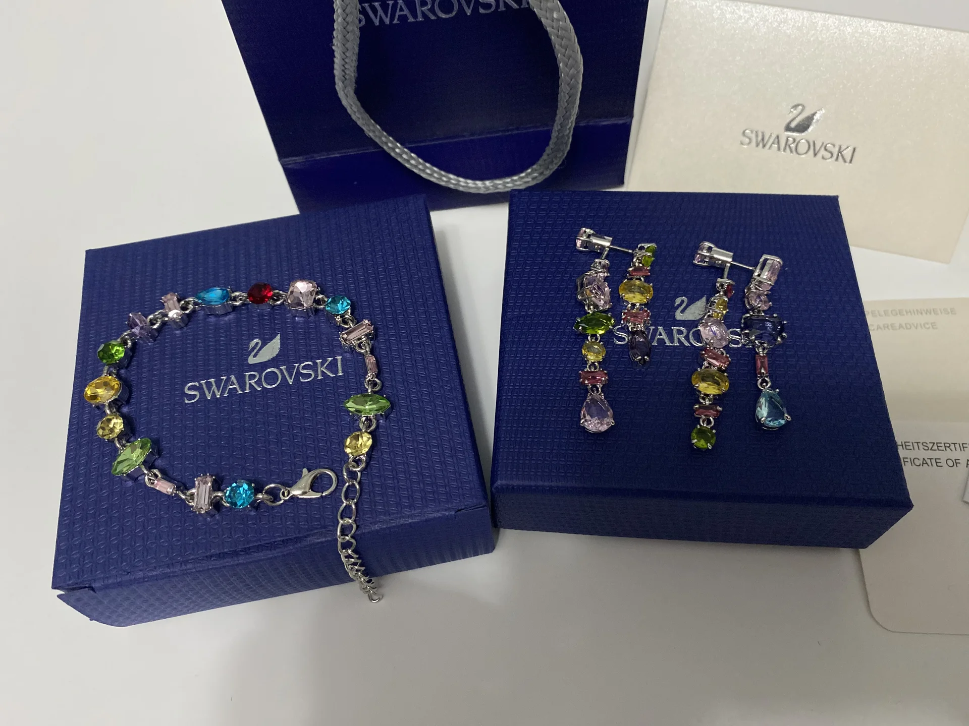 Серьги браслет Swarovski новые - миниатюра 4
