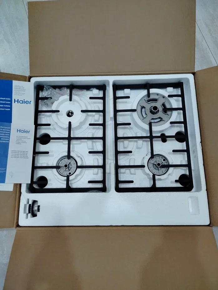 ГАЗОВАЯ ВАРОЧНАЯ ПАНЕЛЬ HAIER HHX-G64CWB - миниатюра 2