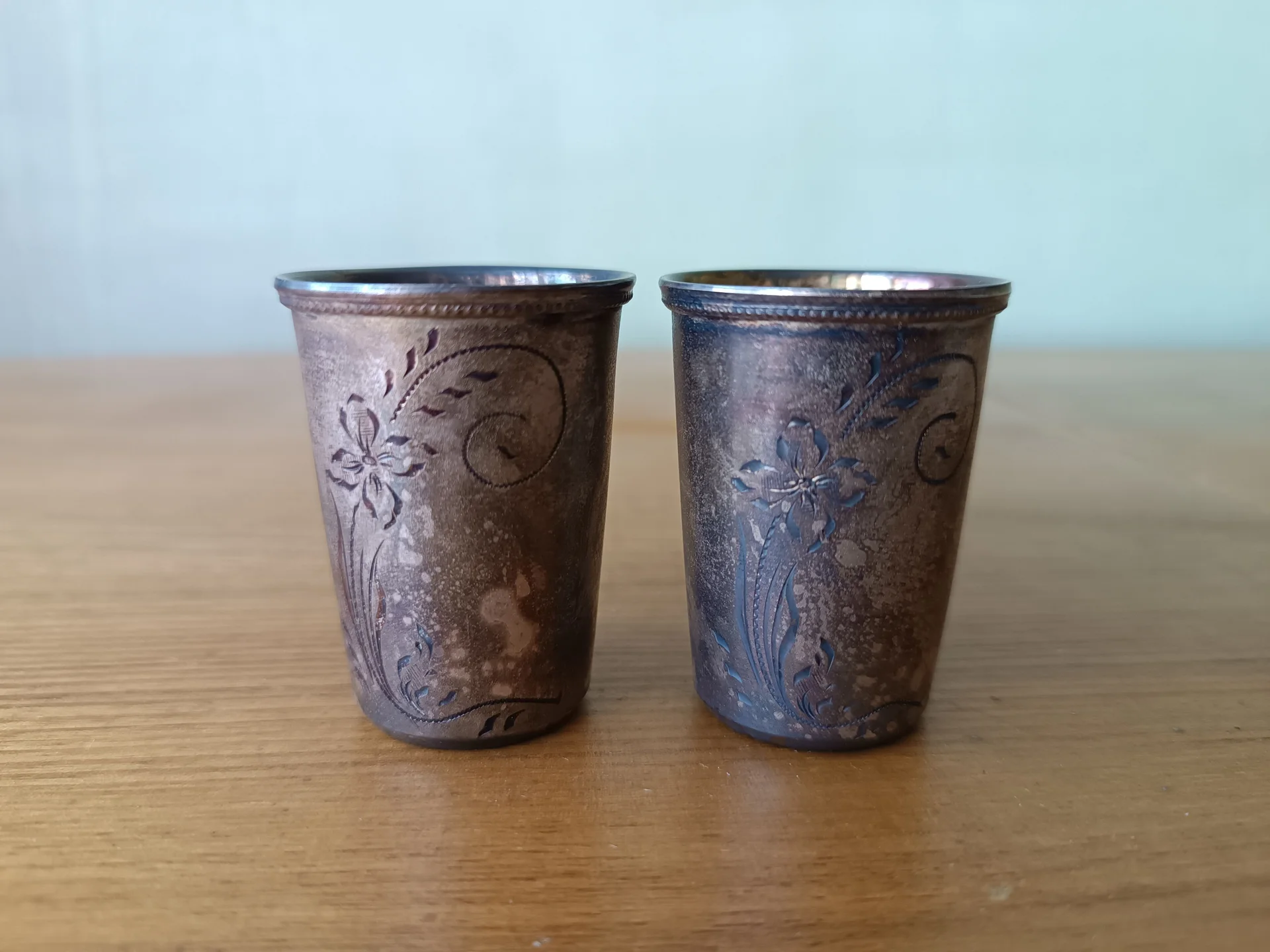 Рюмки серебро СССР - миниатюра 2