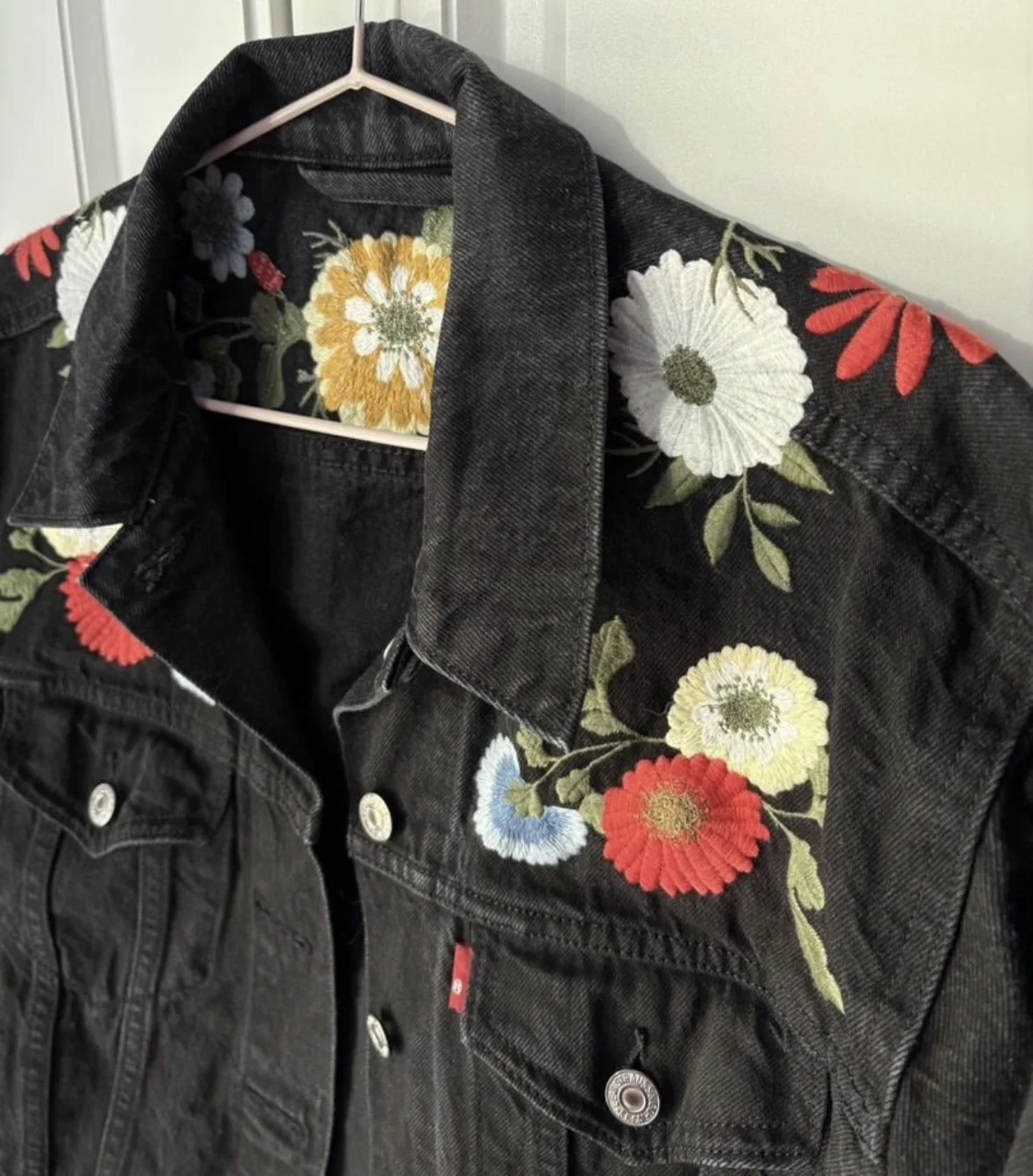 Levi’s джинсовая куртка с вышивкой - миниатюра 2