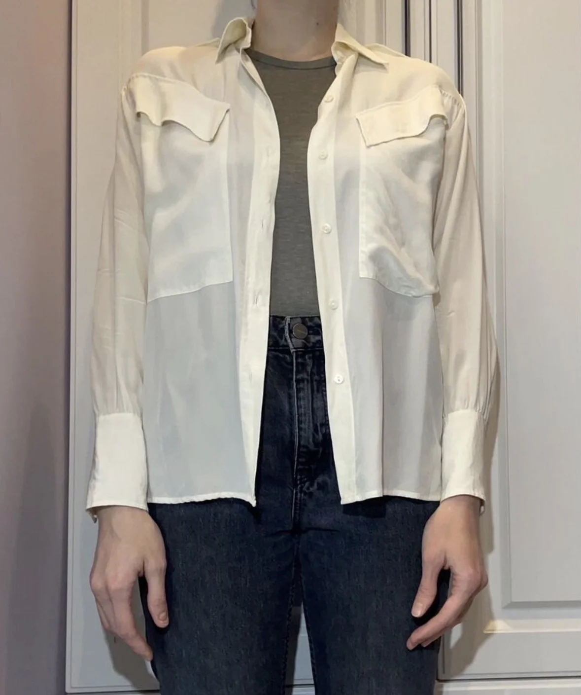 Massimo dutti шёлковая блуза - миниатюра 2