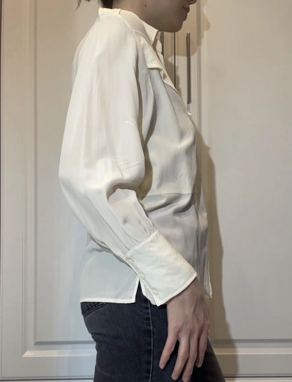Massimo dutti шёлковая блуза - миниатюра 3