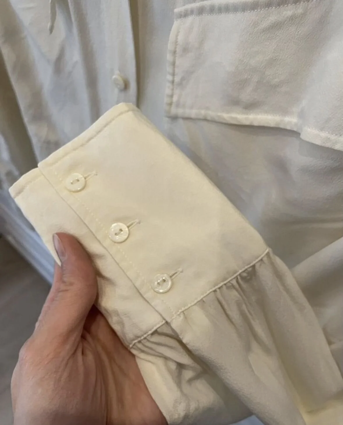 Massimo dutti шёлковая блуза - миниатюра 6