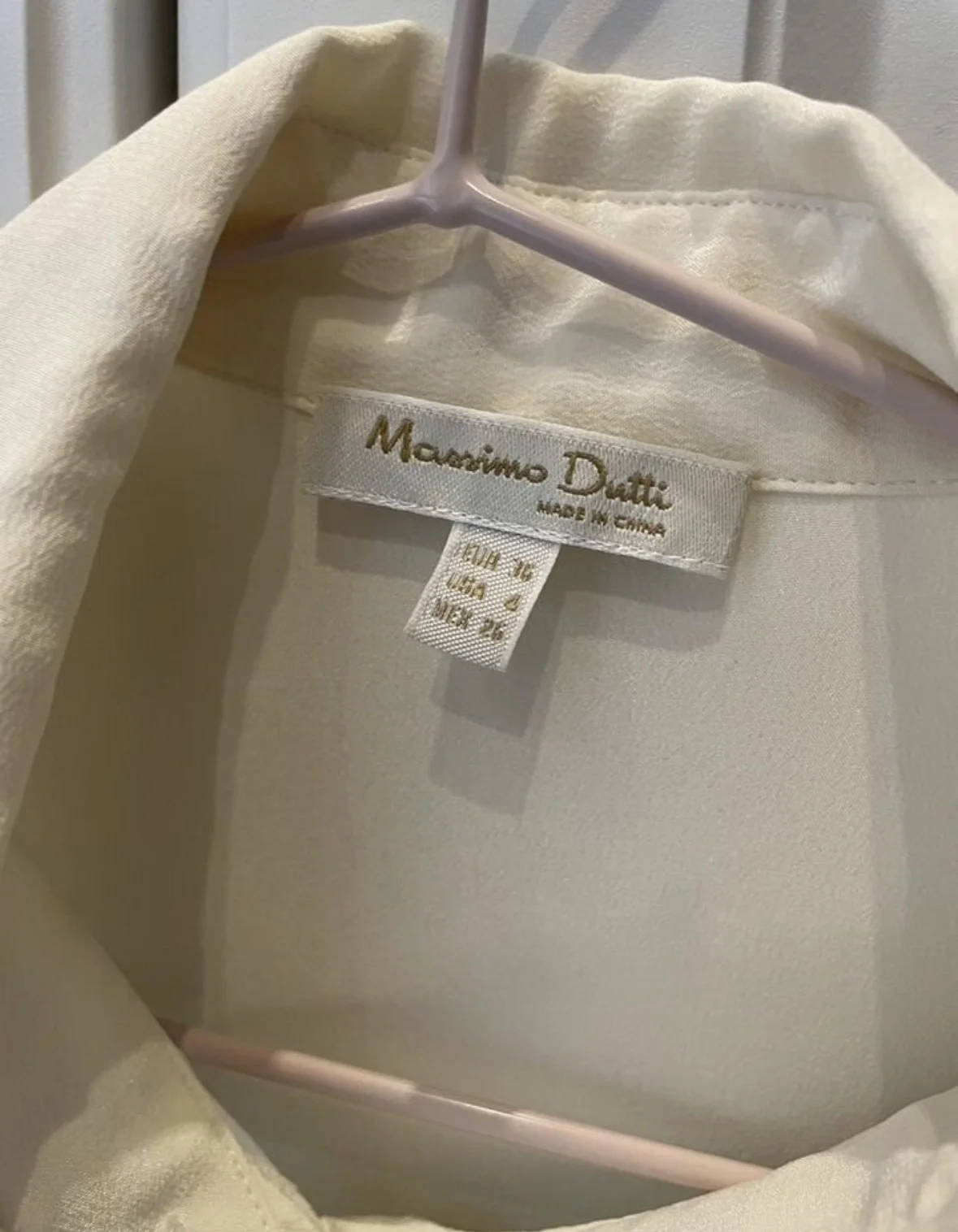 Massimo dutti шёлковая блуза - миниатюра 7