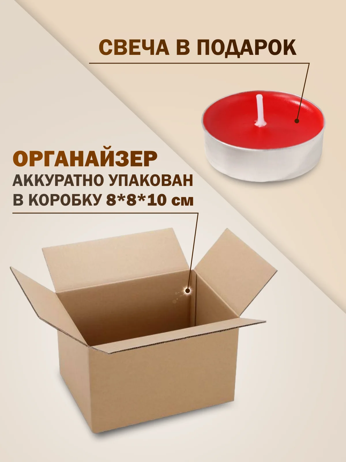 Органайзер для косметики хранение вещей настольный - миниатюра 7