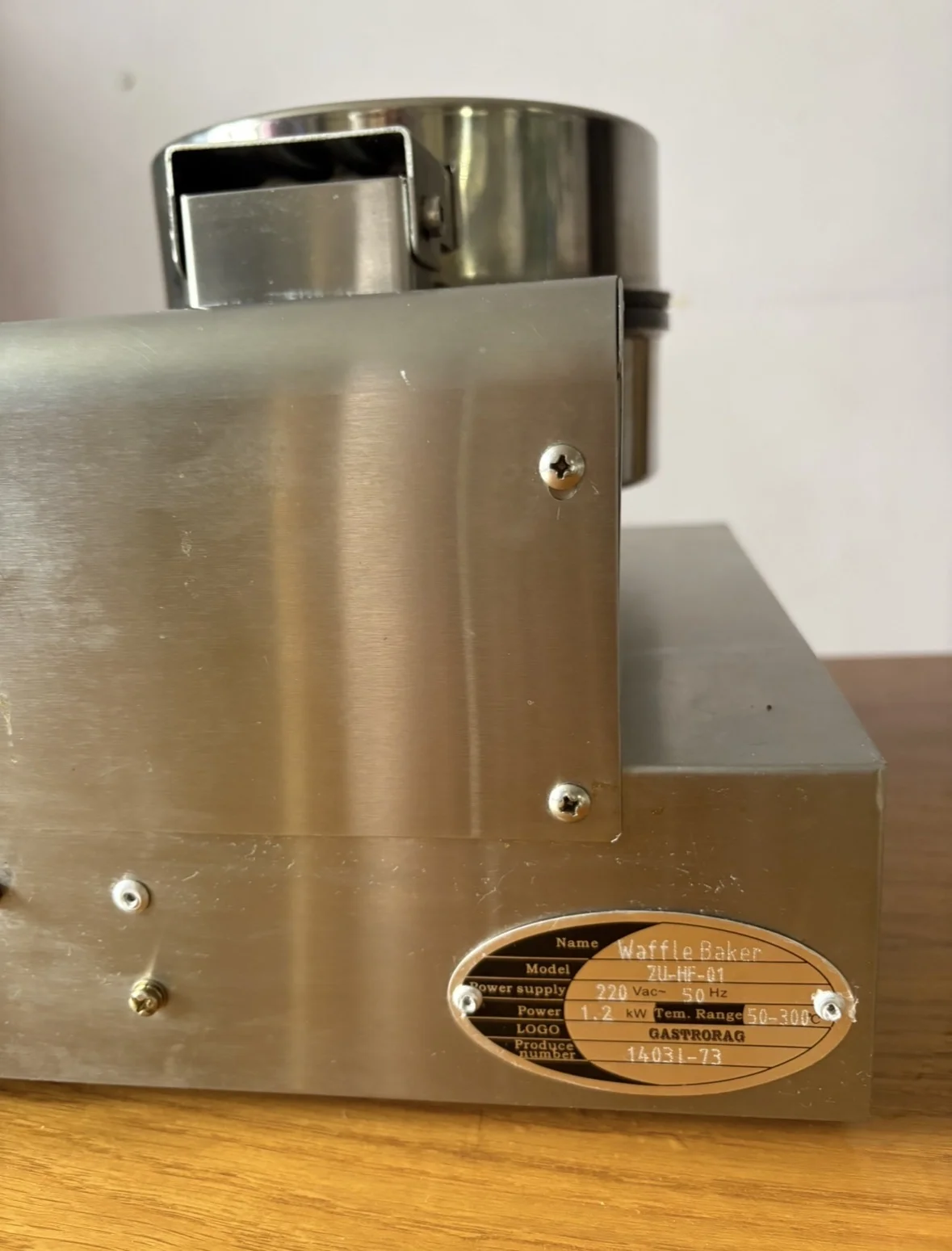 Продам вафельницу Gastrorag ZU-HF-01 б/у - миниатюра 3