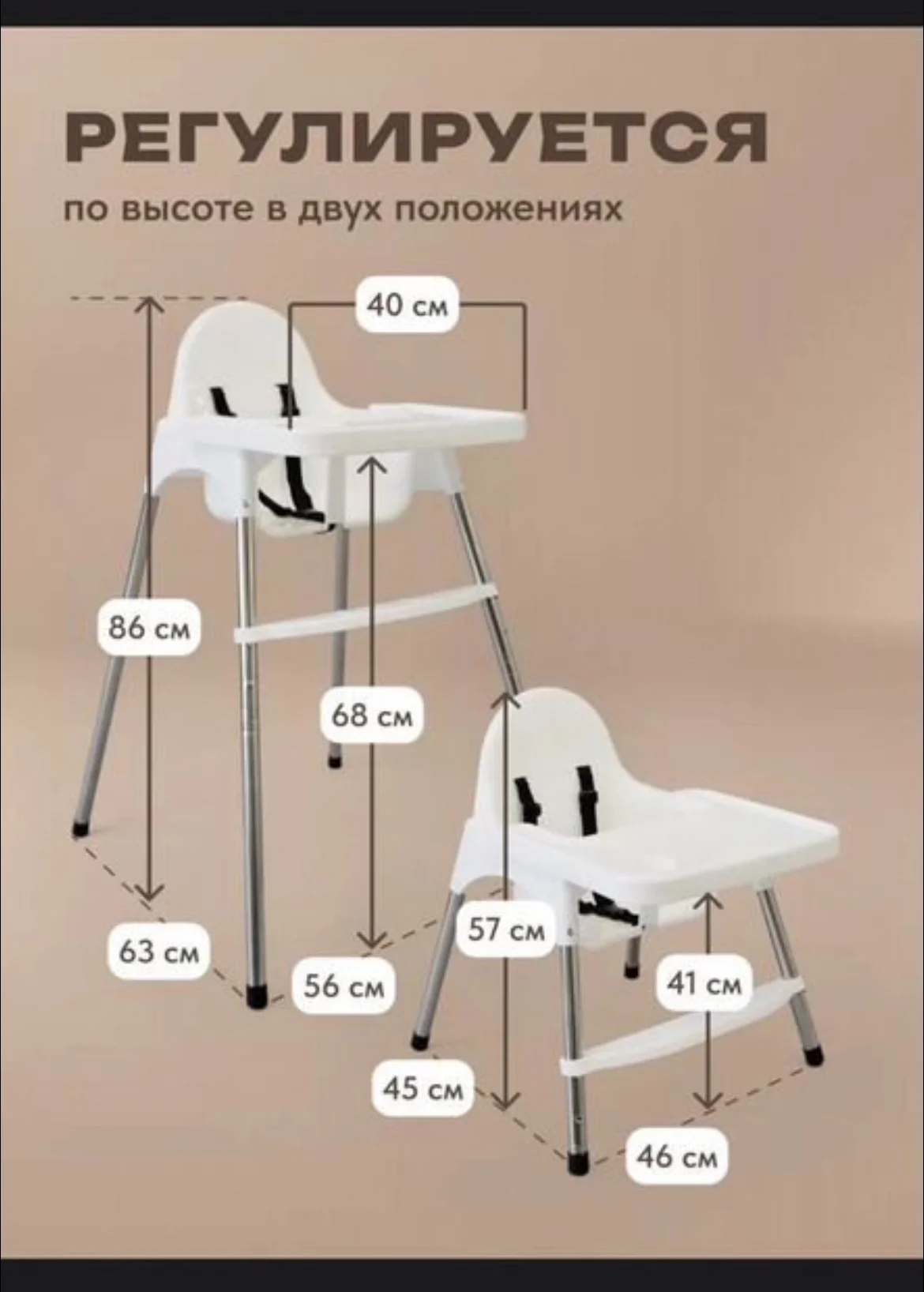 Стульчик для кормления аналог IKEA - миниатюра 5