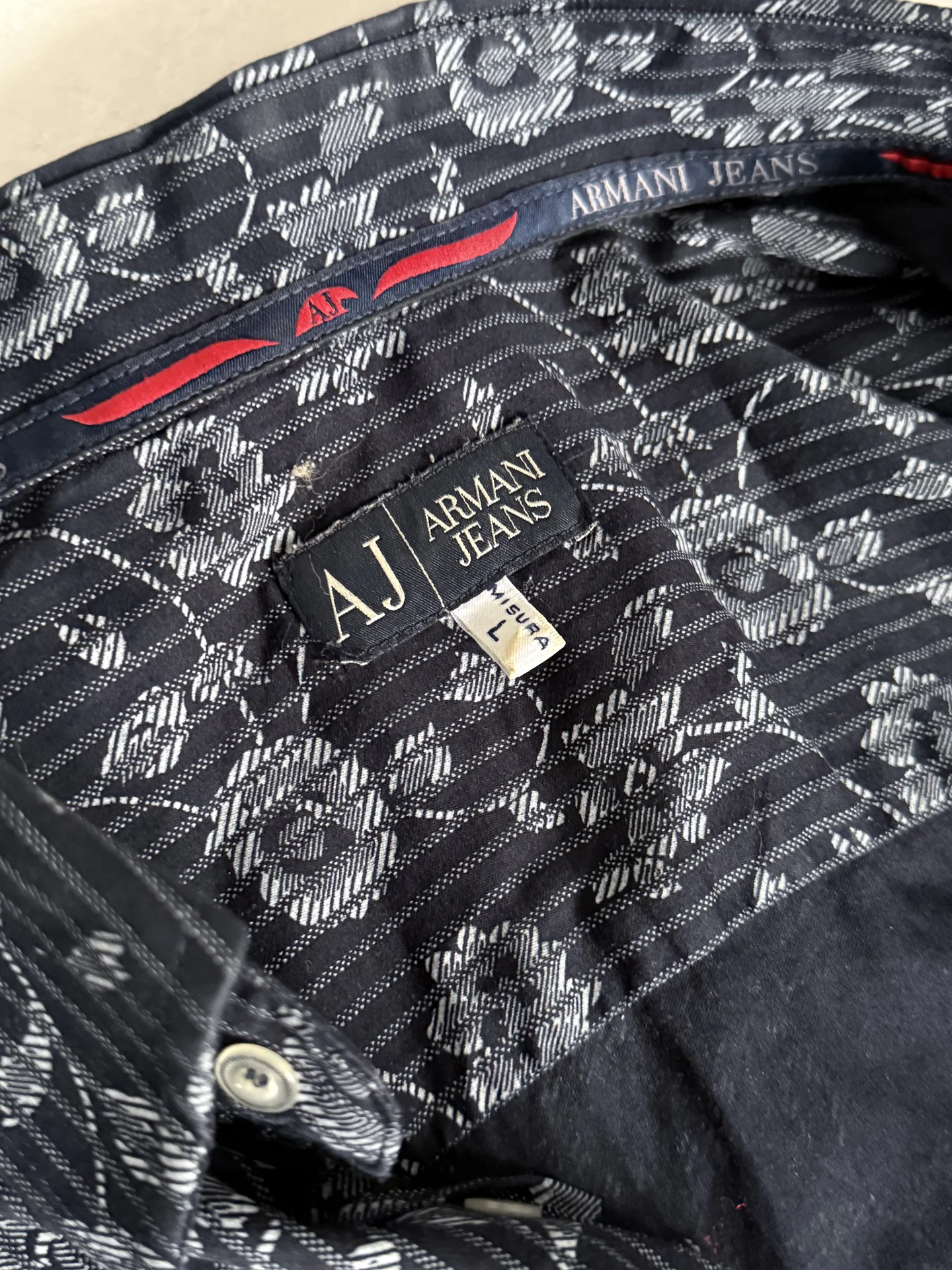 Рубашка Armani Jeans (винтаж, оригинал) - изображение 1