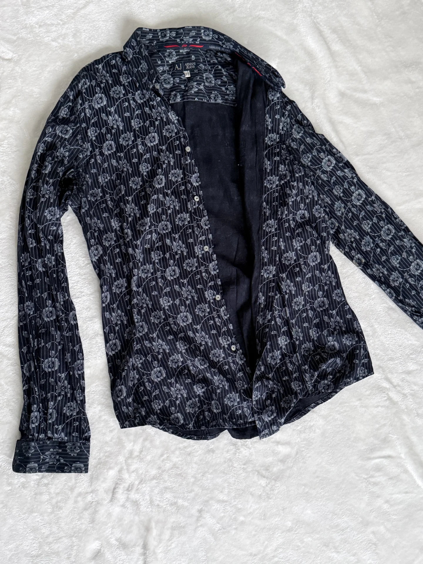 Рубашка Armani Jeans (винтаж, оригинал) - миниатюра 3
