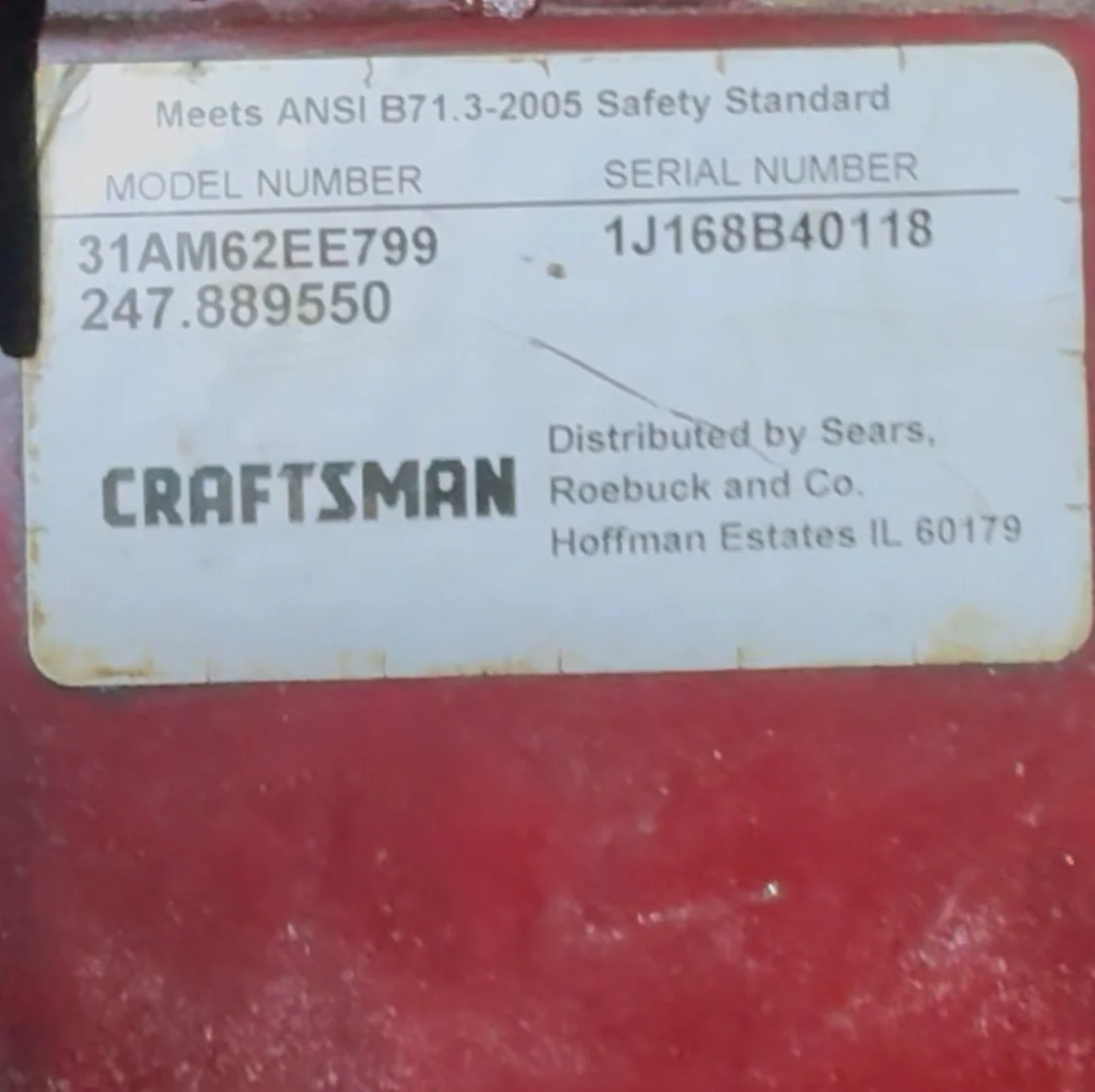Снегоуборщик Craftsman 889550 - миниатюра 6