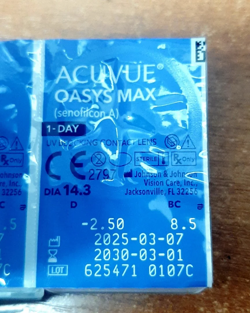 Контактные линзы Acuvue Oasys MAX 1-Day, 30 линз - миниатюра 3