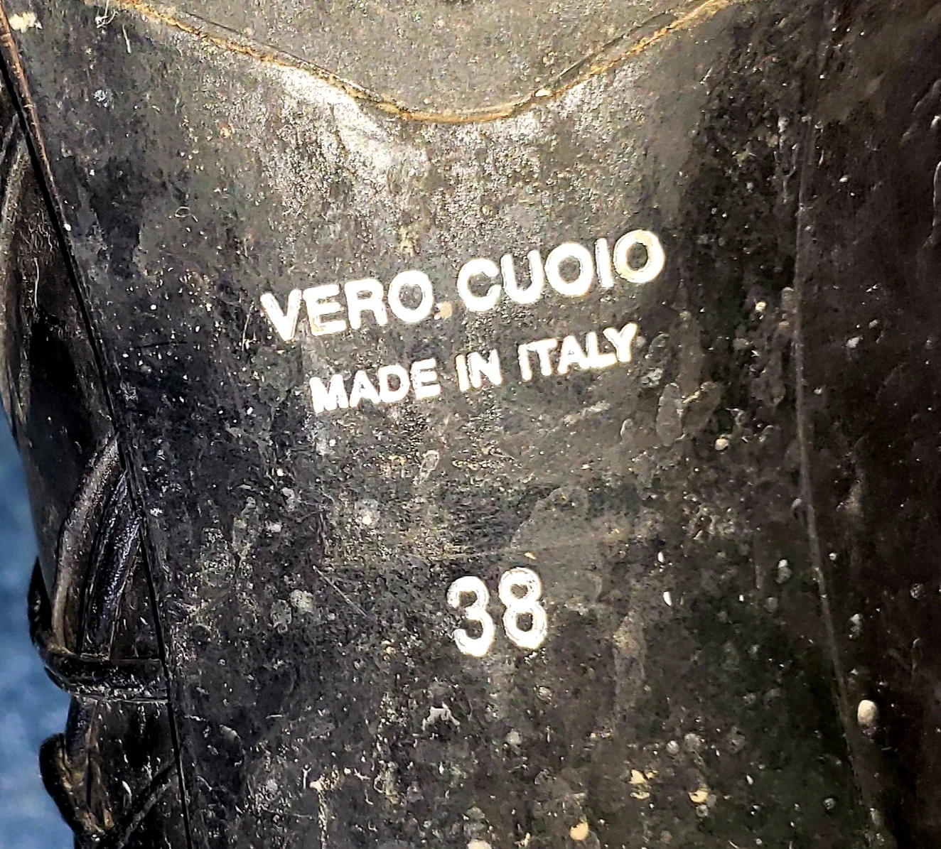 Черные кожаные сапоги Vero cuoio - миниатюра 3