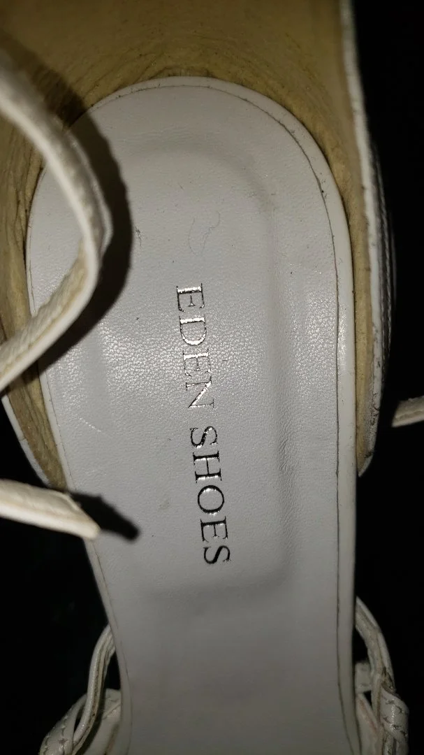 Свадебные белые туфли eden shoes - миниатюра 4