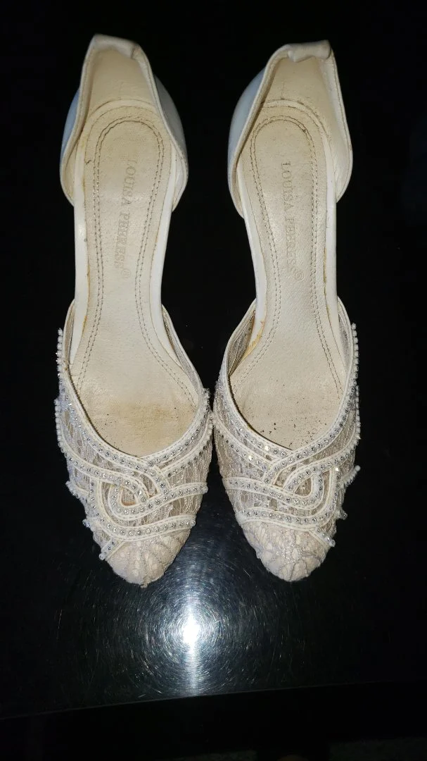 Свадебные белые туфли eden shoes - миниатюра 7
