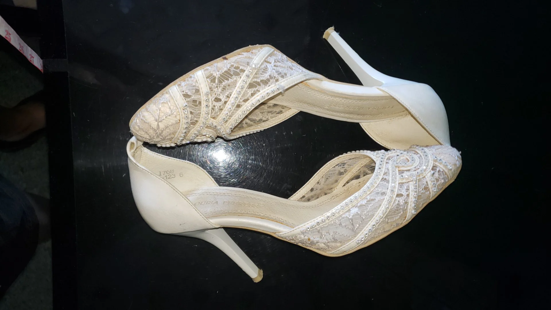 Свадебные белые туфли eden shoes - миниатюра 8
