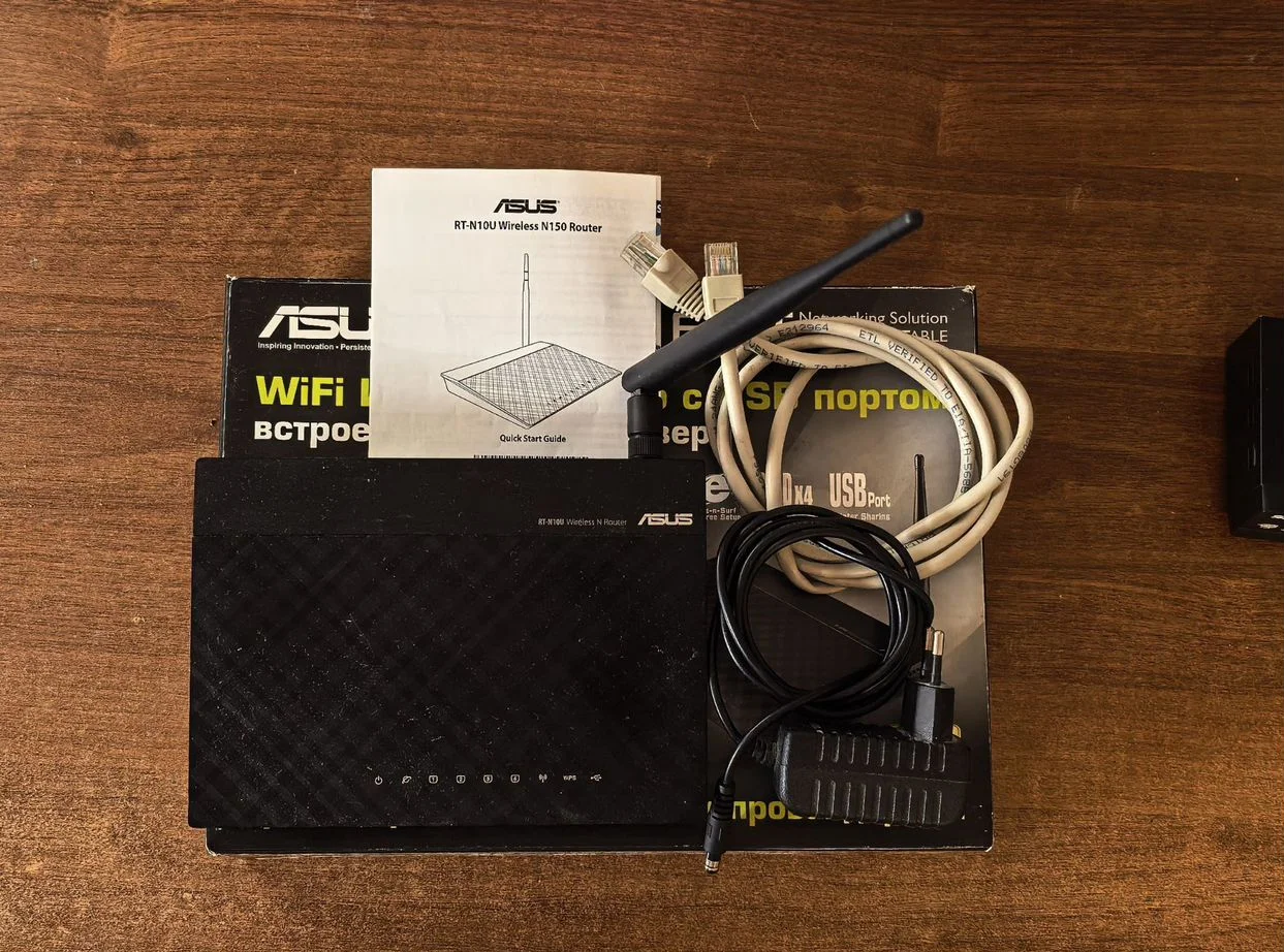 Wifi роутер Asus RT-N10U с USB портом - миниатюра 2