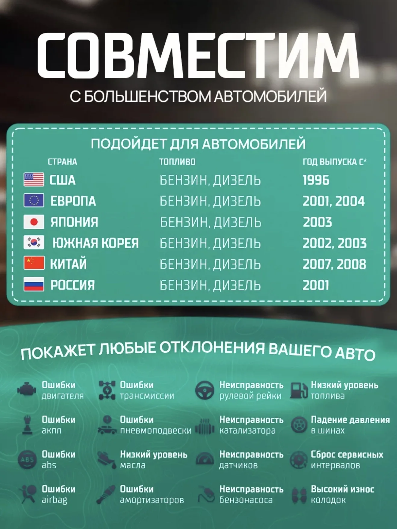 Elm327 для iOS и Андроид v1,5 pic18f25k80 WiFi - миниатюра 3