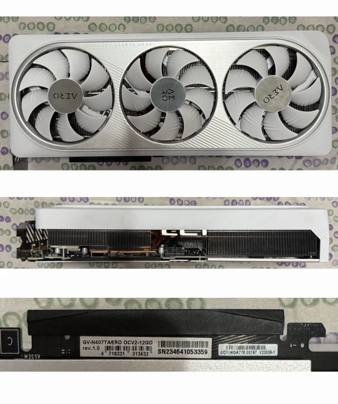 Видеокарта GeForce RTX 4070ti Aero OC 12 гб - миниатюра 3