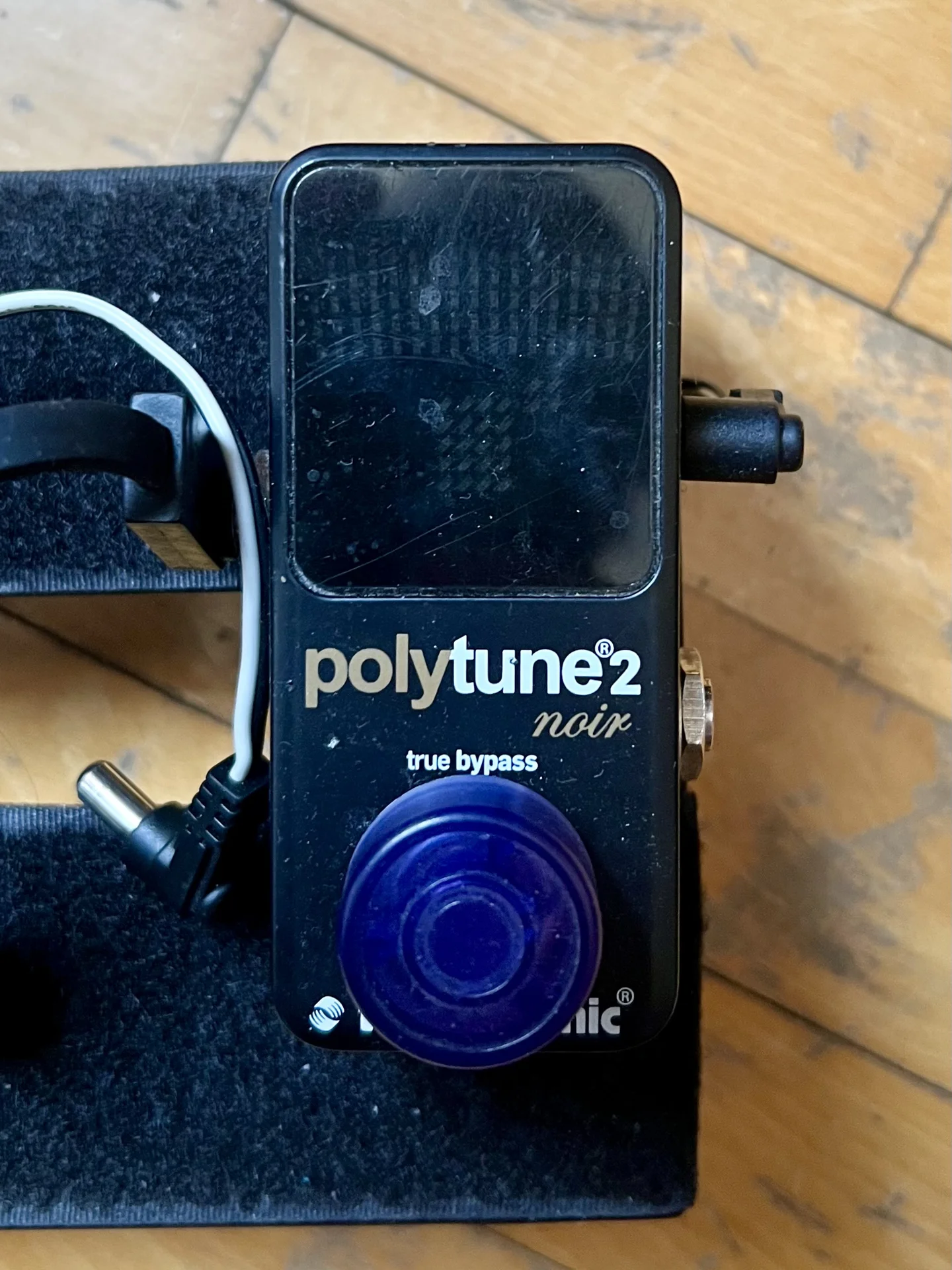 tc electronic polytune mini 2 noir гитарная педаль тюнер - изображение 1