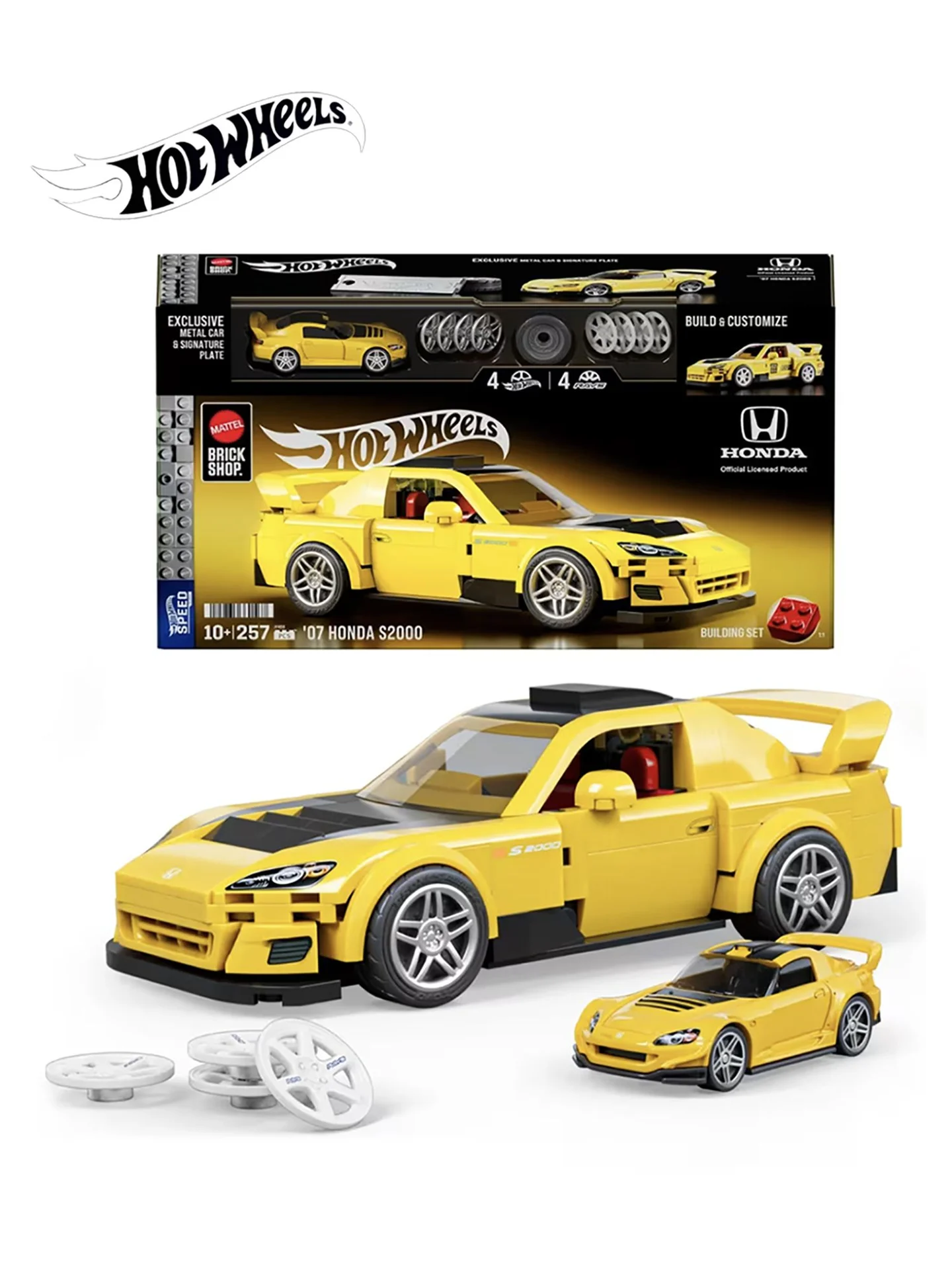 Hot wheels Brick Shop Honda S2000 Mattel - изображение 1