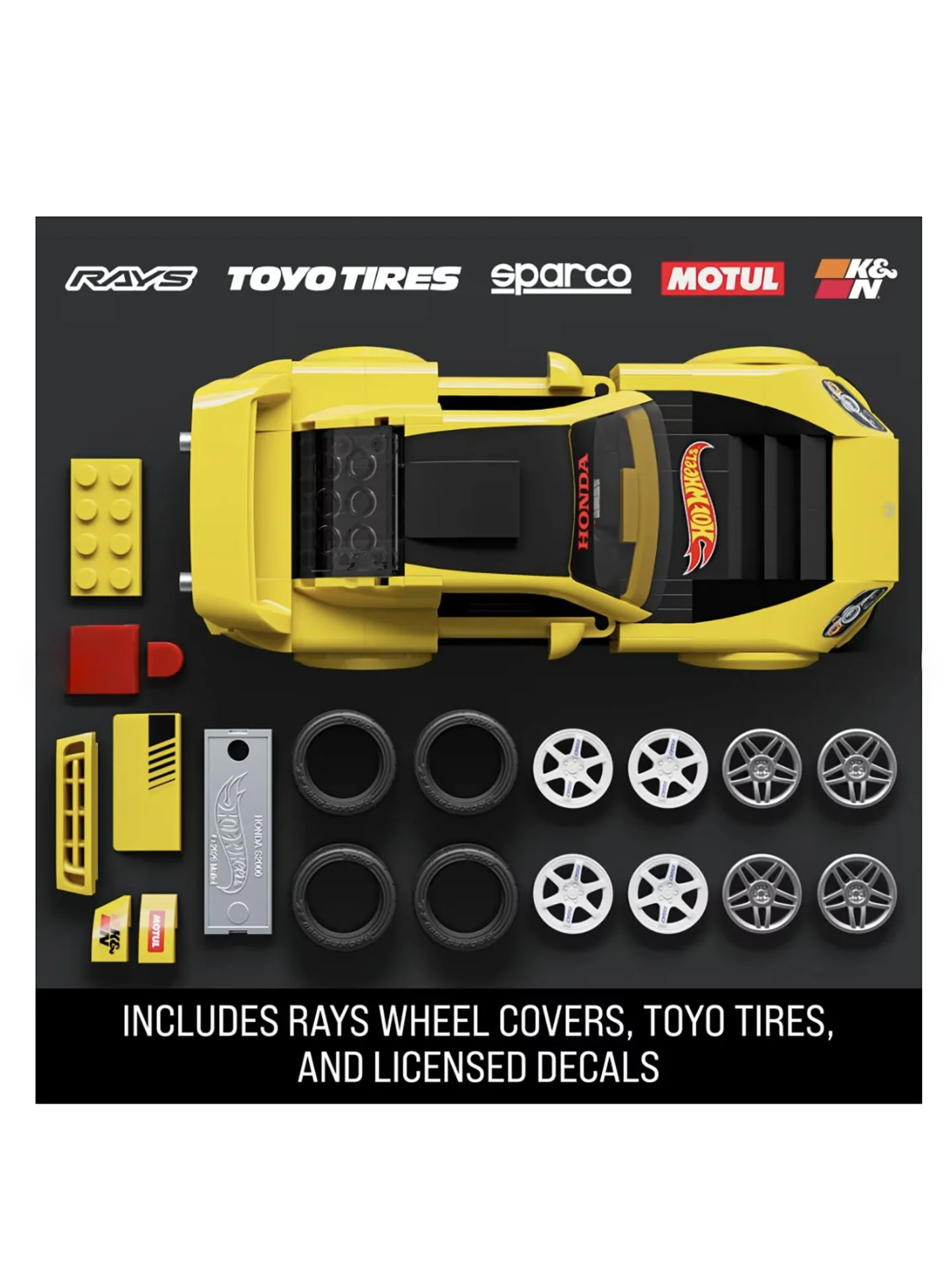 Hot wheels Brick Shop Honda S2000 Mattel - миниатюра 3