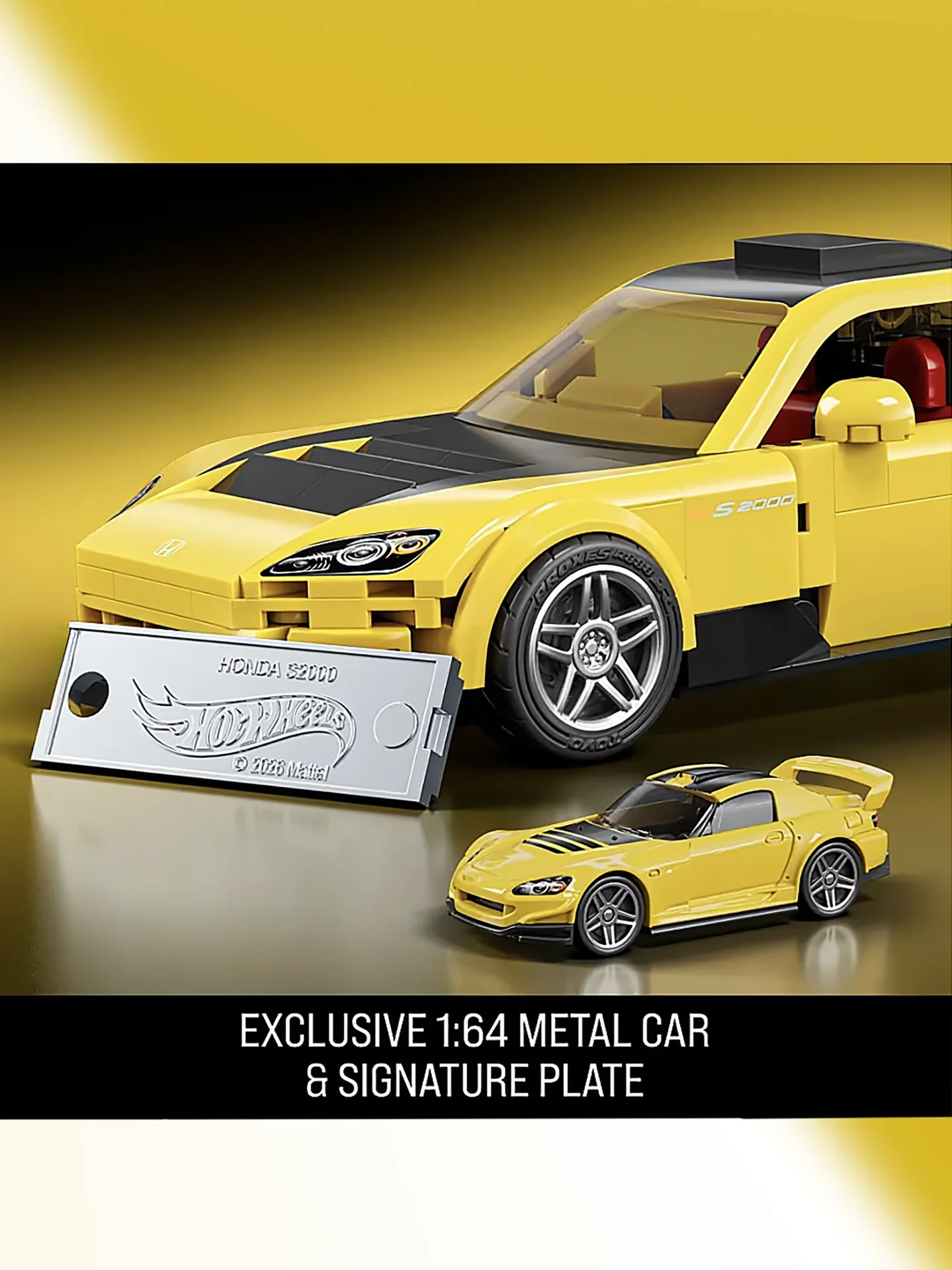 Hot wheels Brick Shop Honda S2000 Mattel - миниатюра 4