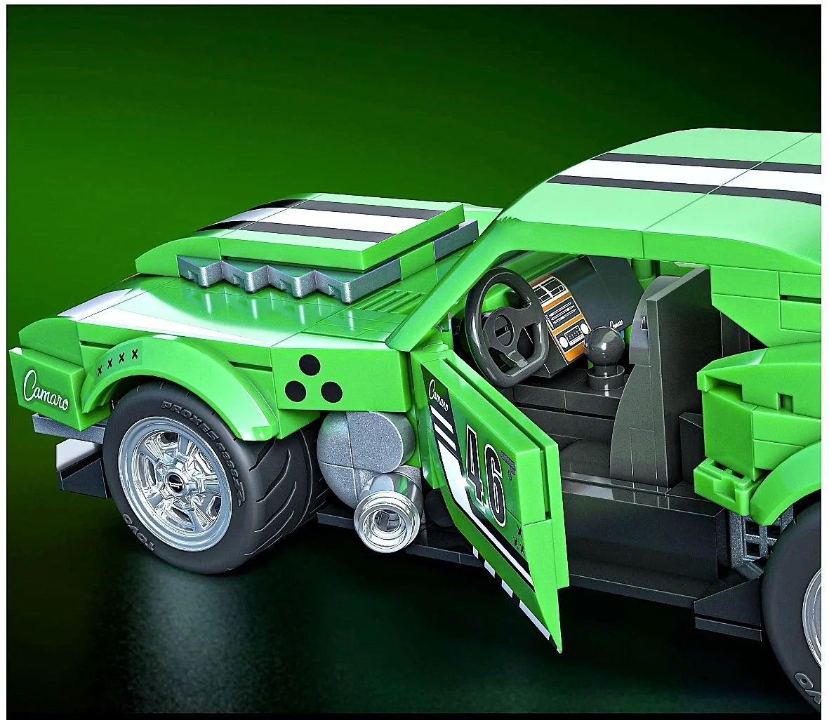 Hot Wheels Brick Shop Chevrolet Camaro 1:32 - миниатюра 4