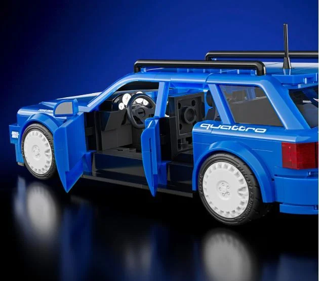 Hot Wheels Mattel Brick Shop Audi RS2 1:32 - миниатюра 7