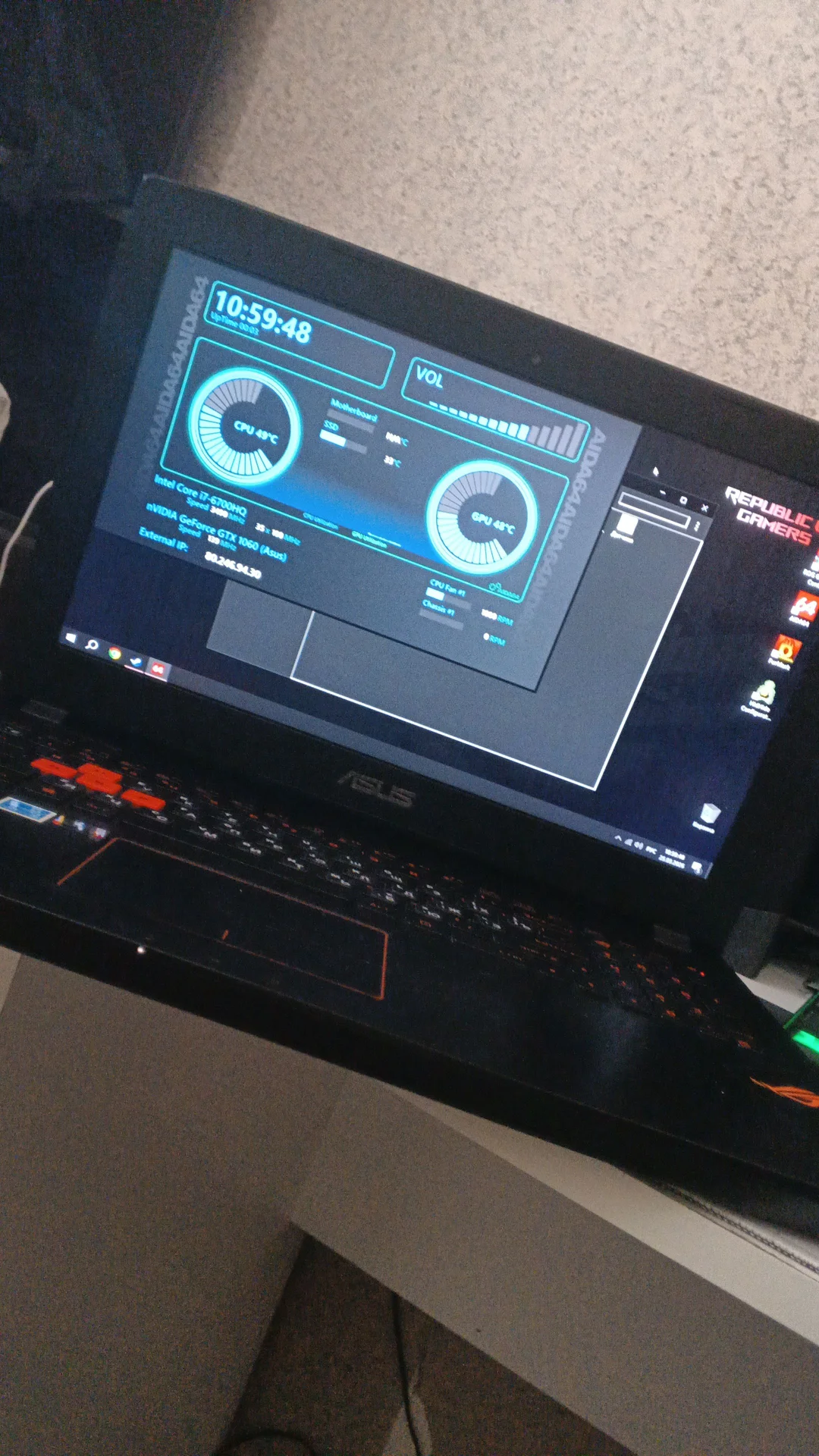 Asus rog gl502vm i7/8/6 - изображение 1