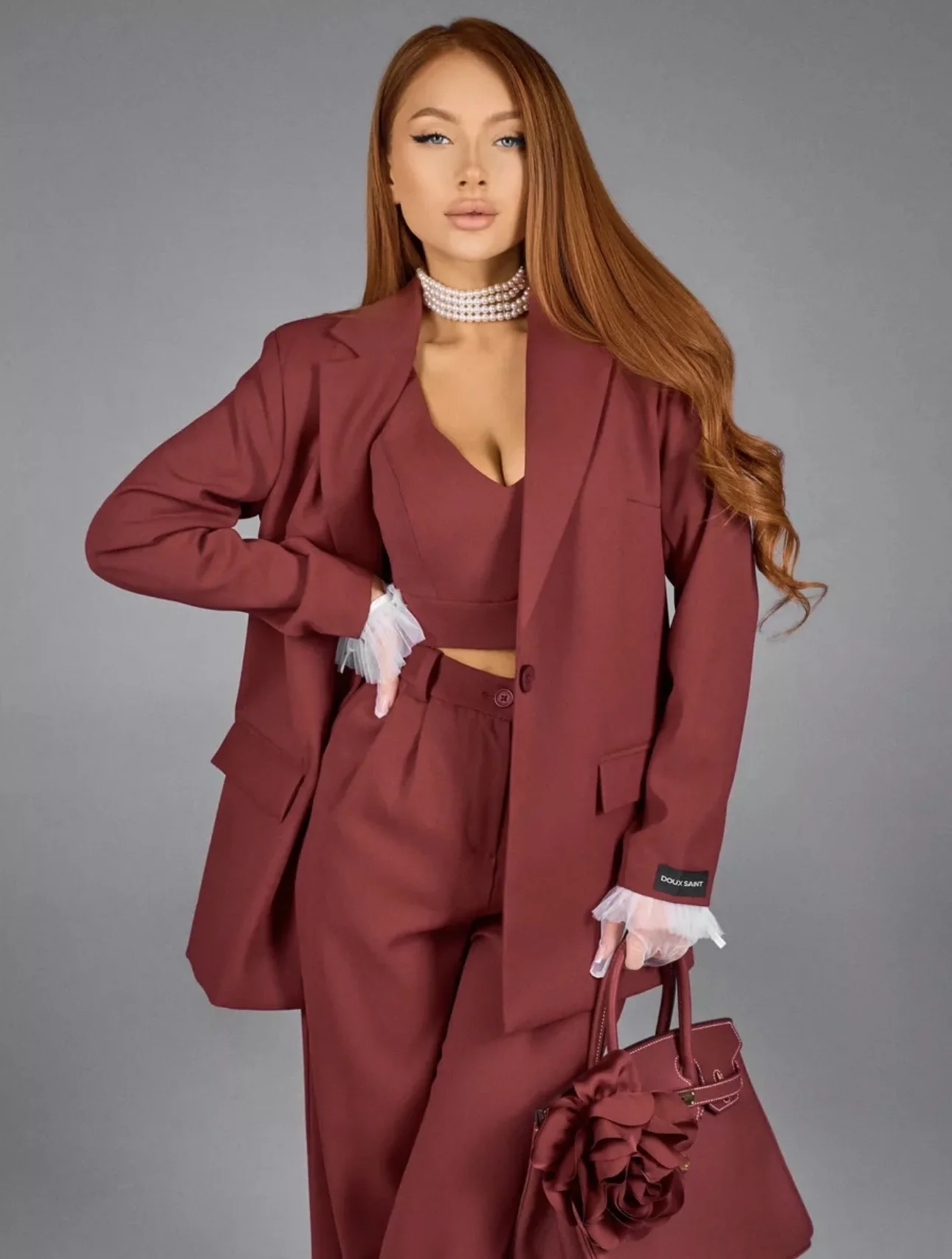 Новый брючный костюм Doux Saint - миниатюра 2