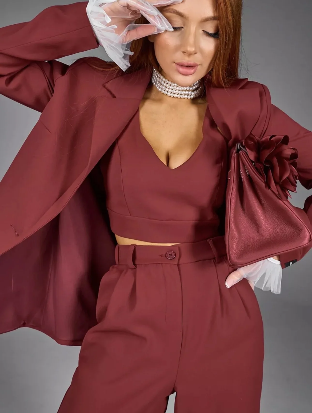 Новый брючный костюм Doux Saint - миниатюра 5