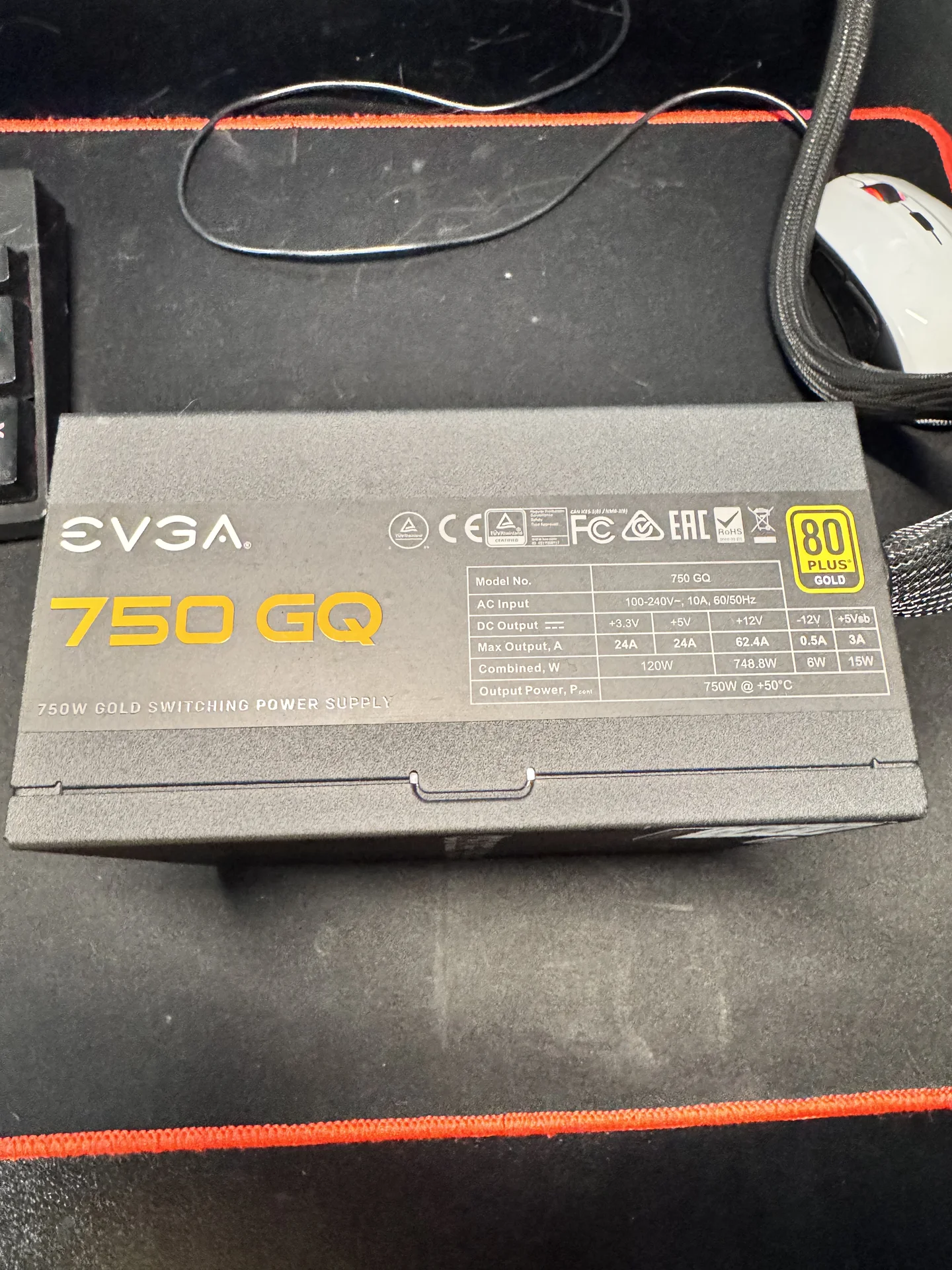 Блок питания EVGA 750 GQ - миниатюра 2