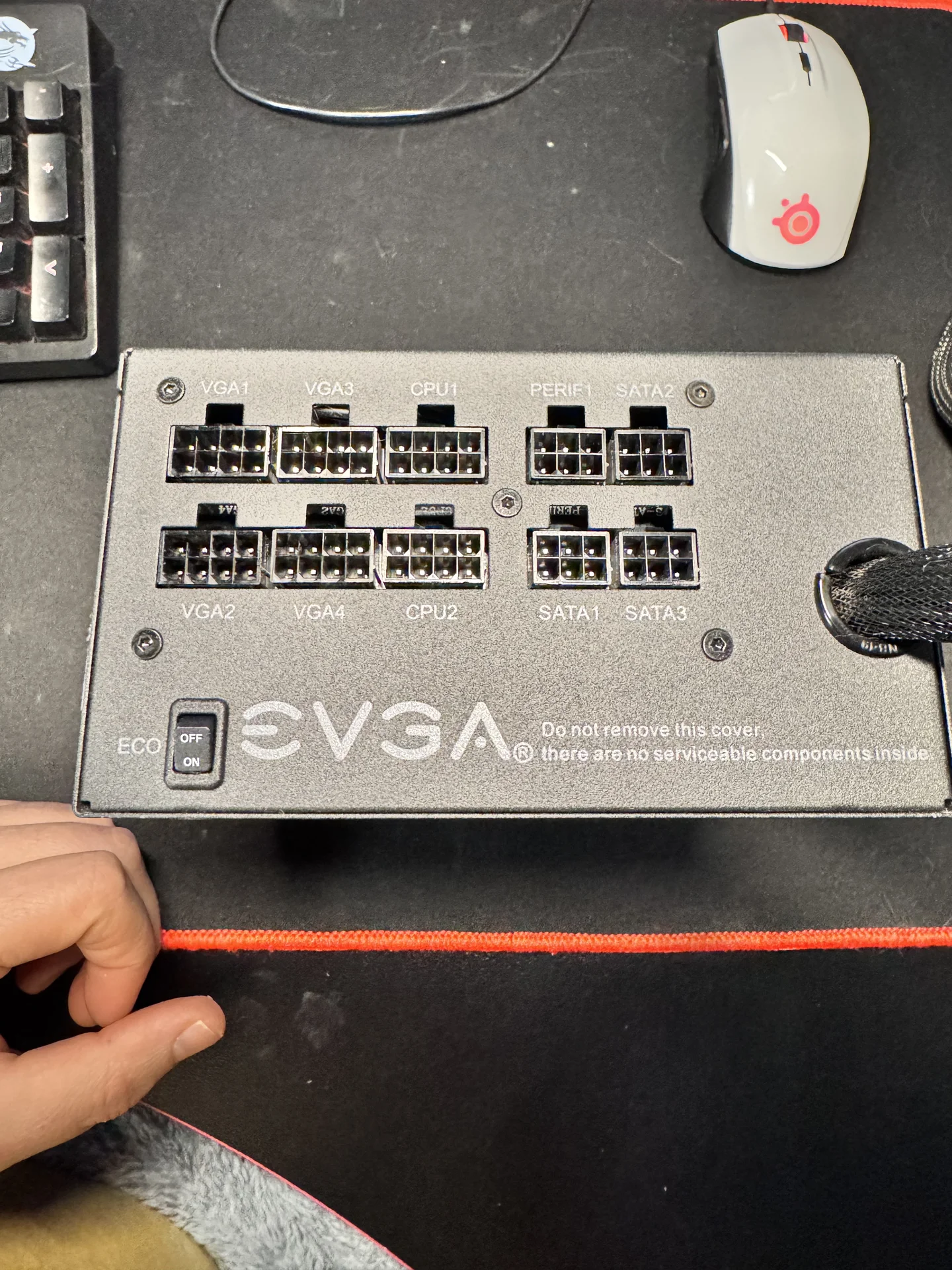 Блок питания EVGA 750 GQ - миниатюра 5