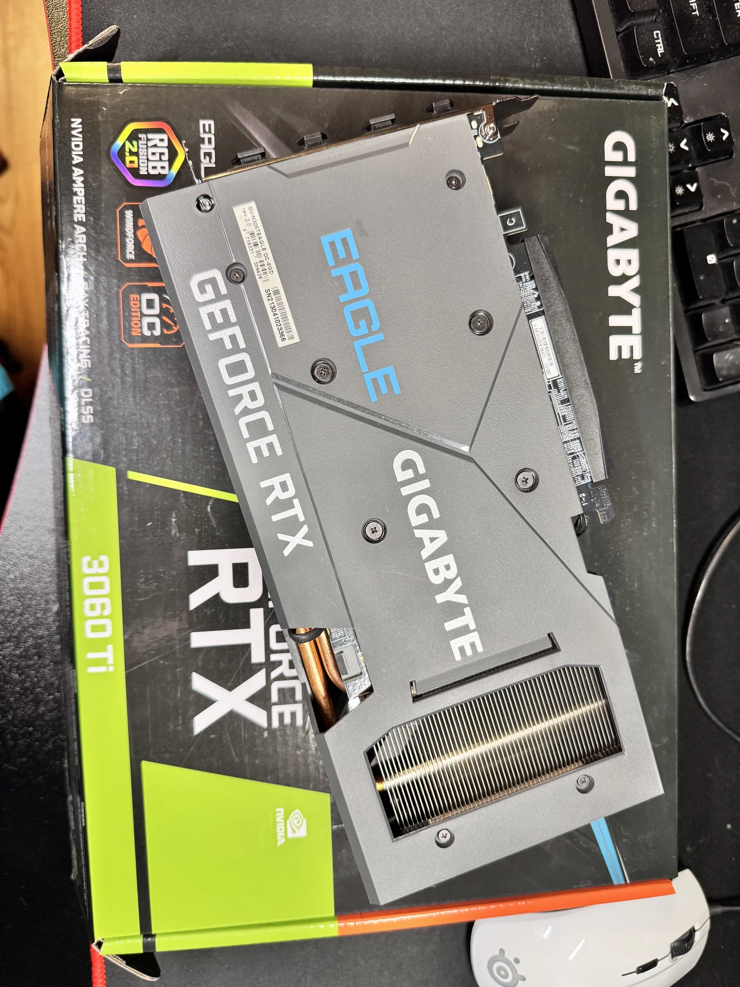 Rtx 3060ti gigabyte eagle - миниатюра 2