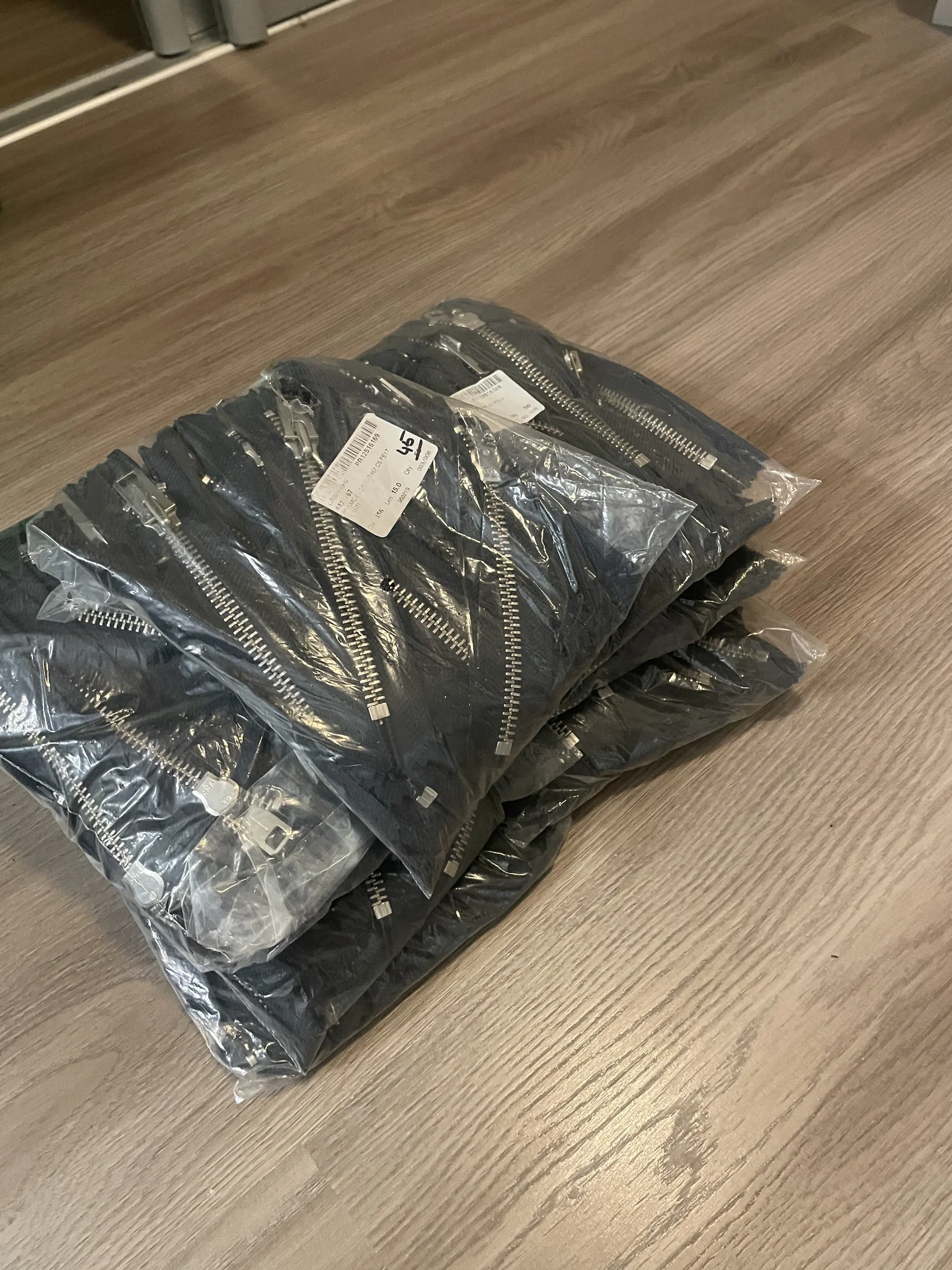 Молния неразъёмная YKK тип 8, 16см, цвет графит - миниатюра 5