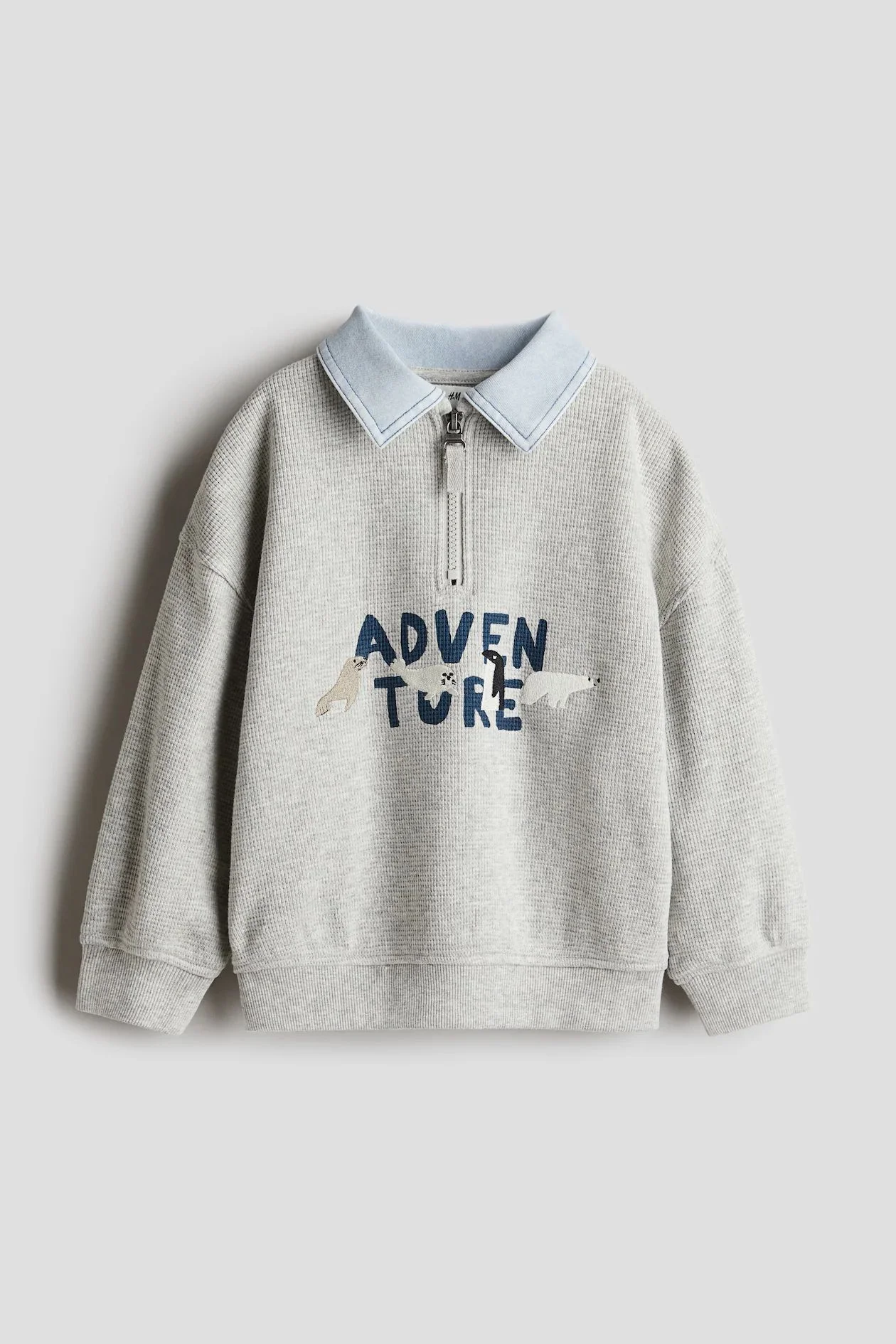 Свитшот поло для мальчика 134-140 H&M - изображение 1