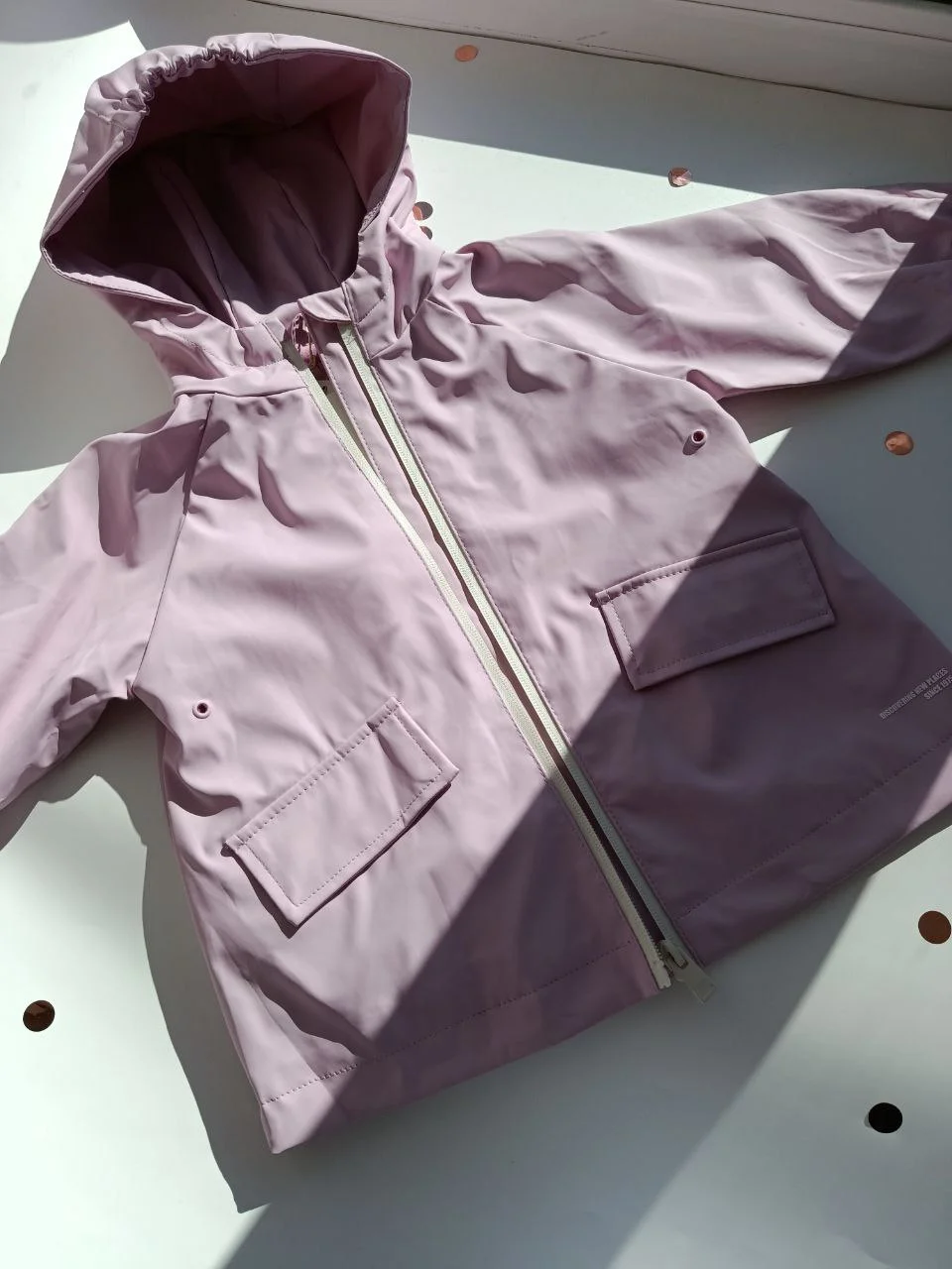 Куртка дождевик zara для девочки - изображение 1