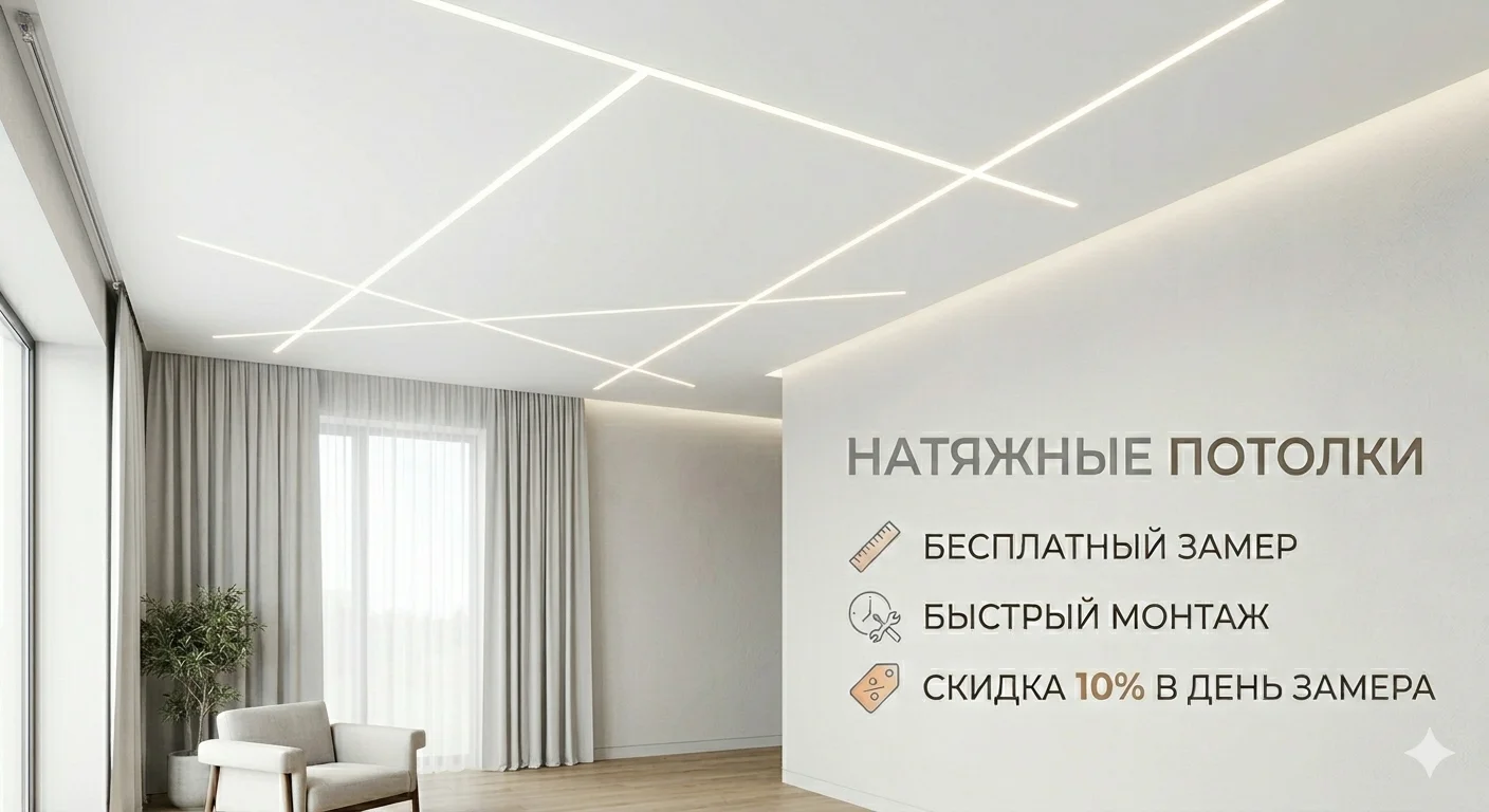 Натяжные потолки - изображение 1