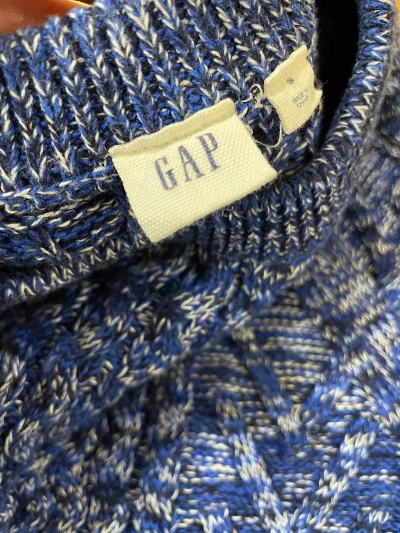 Gap джемпер красивого синего цвета в отличном состоянии - миниатюра 3