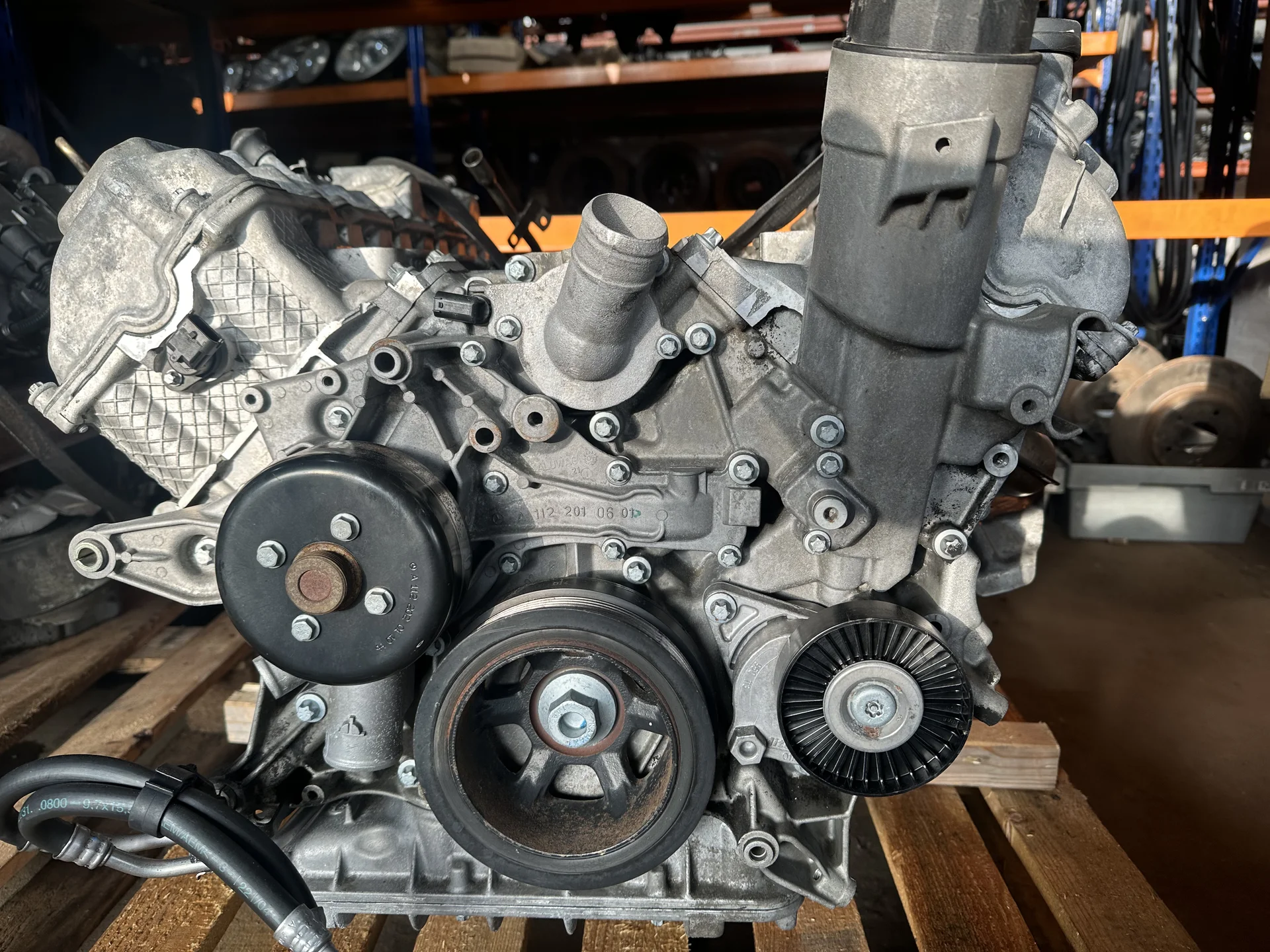 Двигатель m113 мерседес sl500 w230 - миниатюра 5