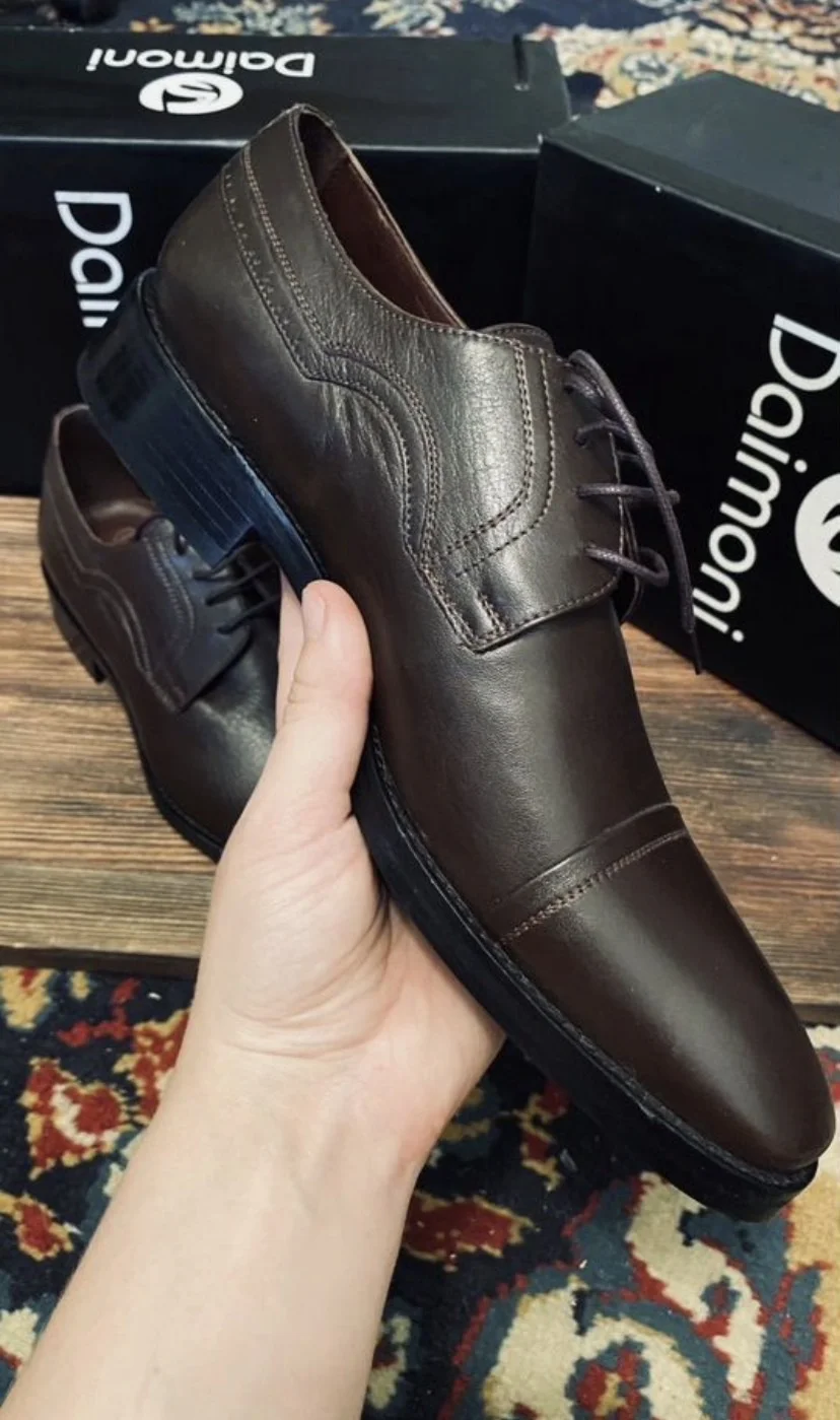 Туфли мужские кожаные Италия - миниатюра 3