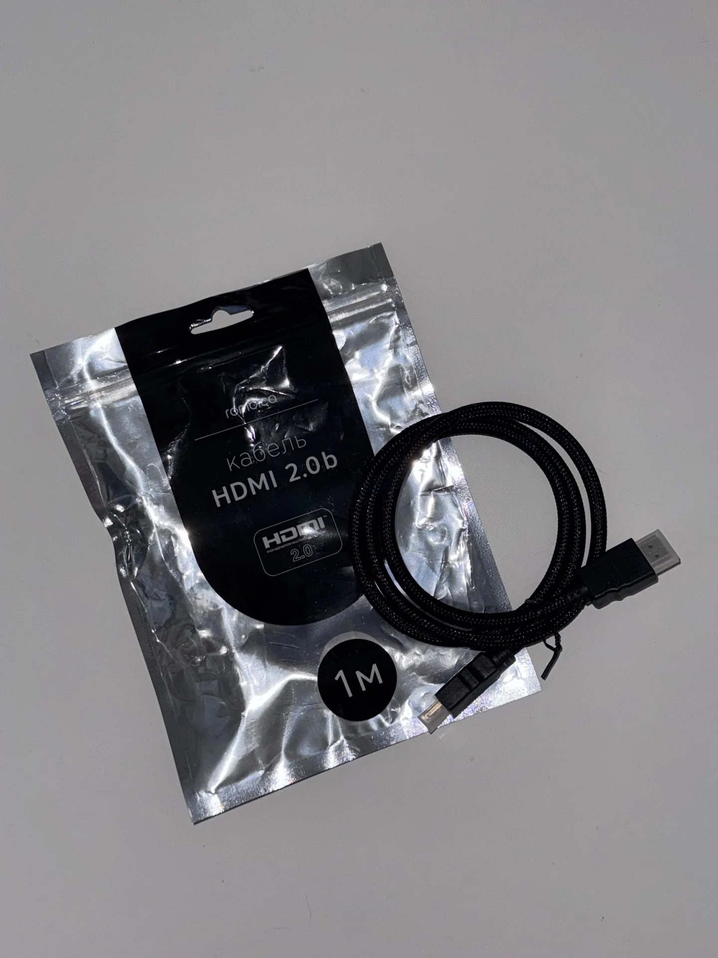 Rombica кабель hdmi 2.0b 1 метр - миниатюра 2